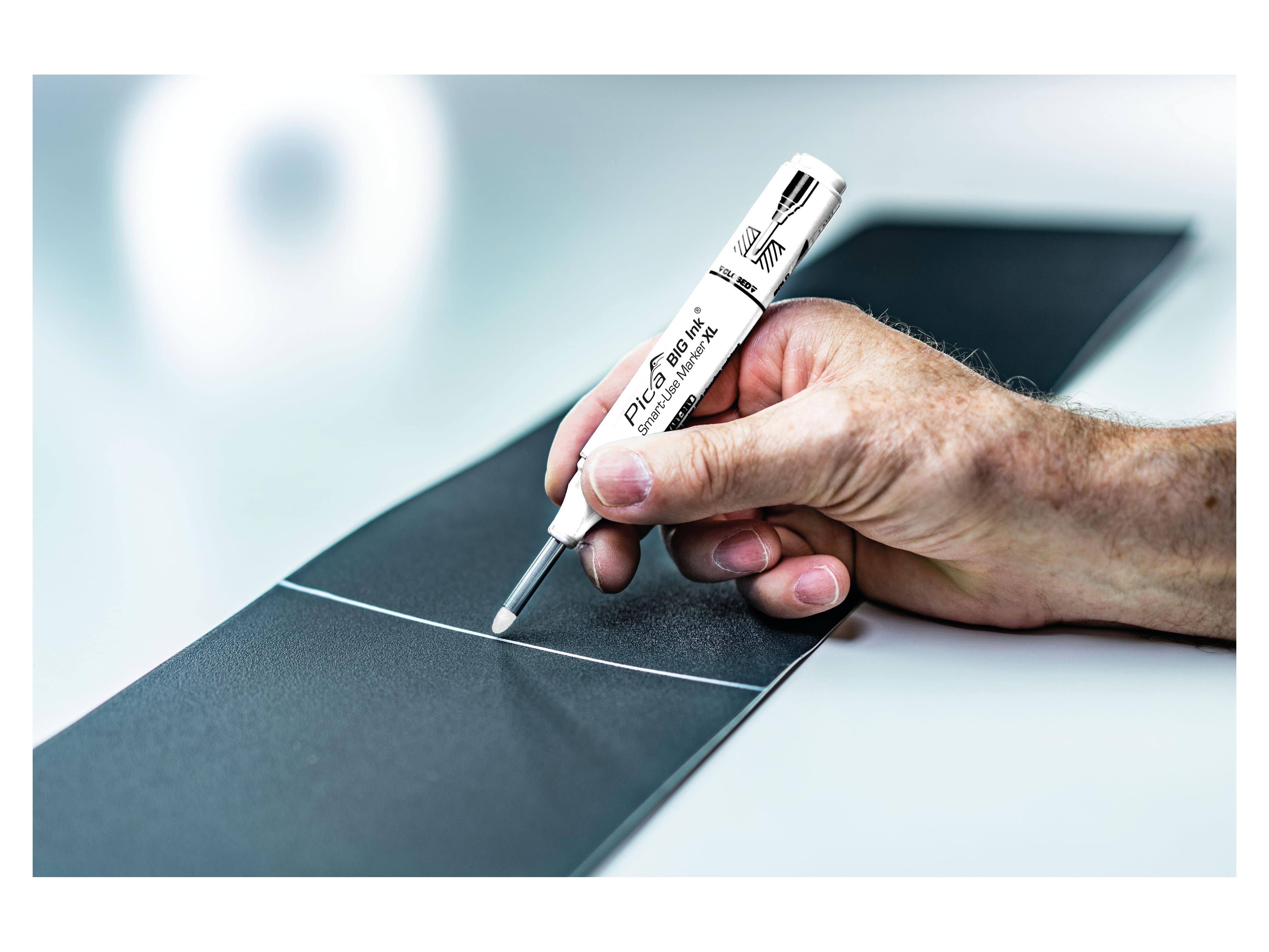 PICA BIG Ink Smart-Use Marker XL 170/52/SB, weiß PICA BIG Ink Smart-Use Marker XL 170/52/SB, weiß