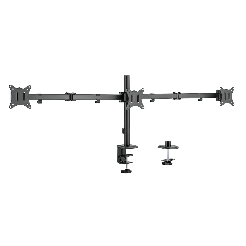 LOGILINK Monitorhalterung BP0173 3fach 17-27, Aluminium LOGILINK Monitorhalterung BP0173, 3-fach, 43,2 - 68,6 cm (17" - 27"), Aluminium