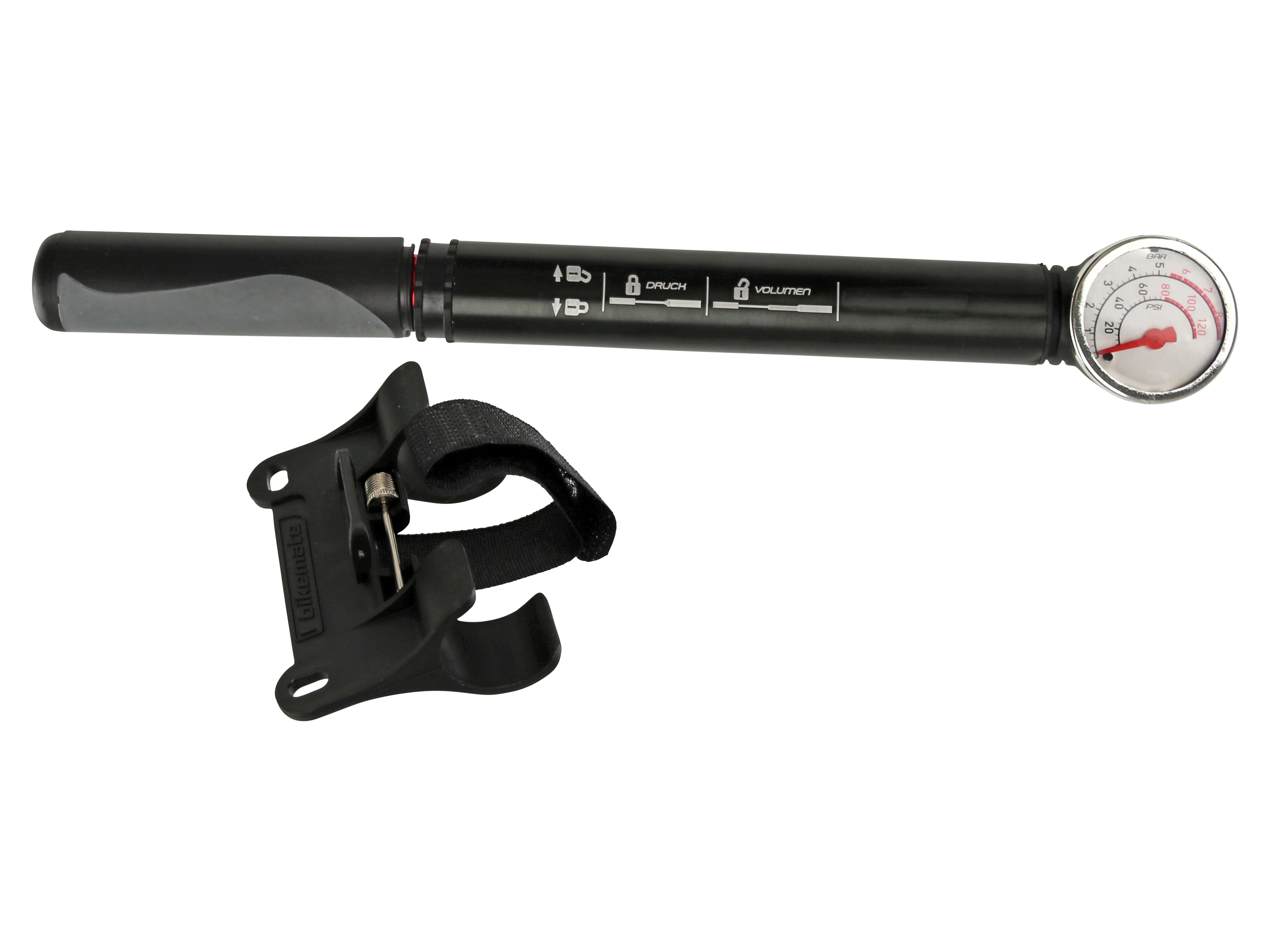 Mini Luftpumpe, 8 bar, 120 PSI, Universaler Ventiladapter