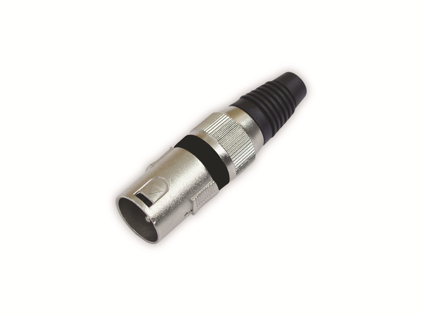 OMNITRONIC XLR-Stecker 3-polig, schwarz, 10 Stück OMNITRONIC XLR-Stecker 3-polig, schwarz, 10 Stück