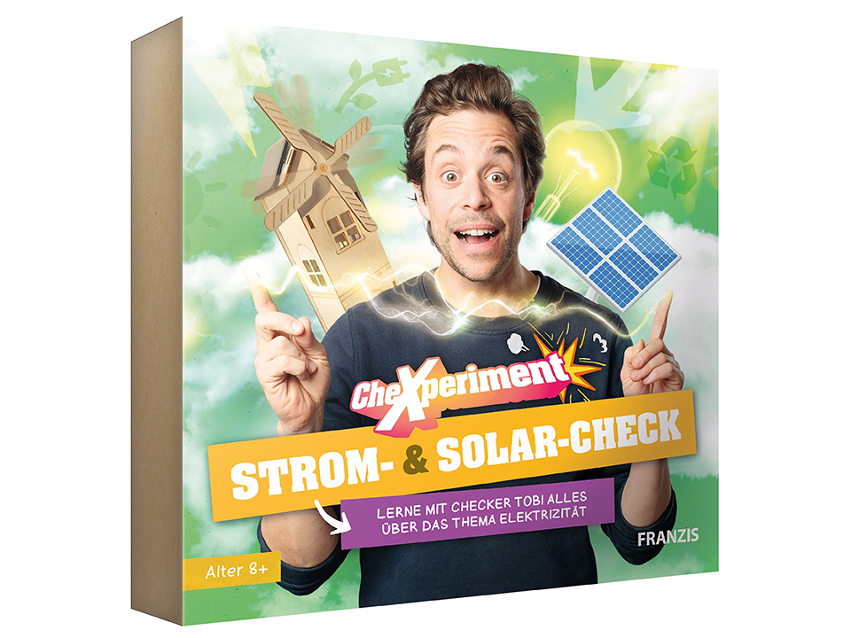 FRANZIS CheXperiment Strom- & Solar-Check, Checker Tobi, 67268 FRANZIS CheXperiment Strom- & Solar-Check, Checker Tobi, 67268