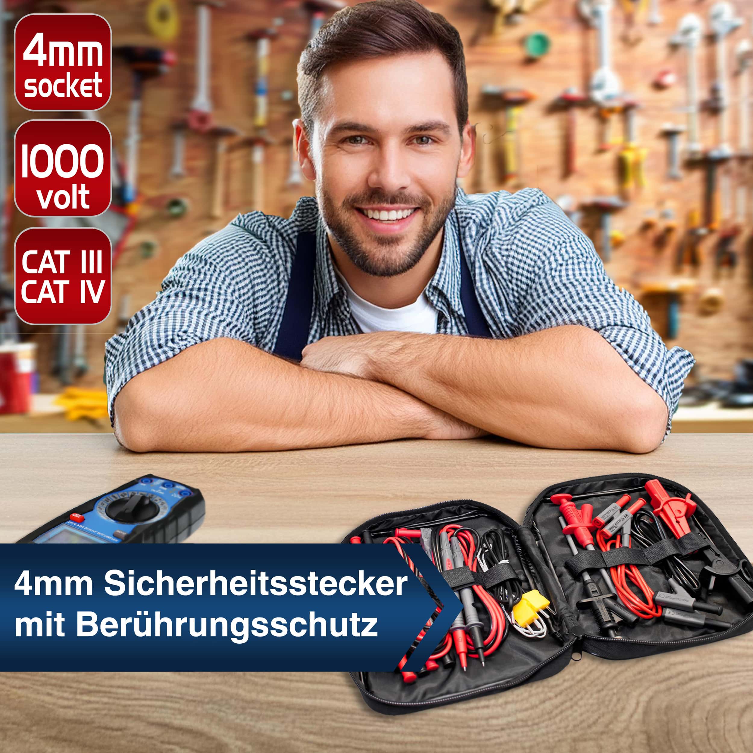 PEAKTECH Messzubehör-Set, P8200 PEAKTECH Messzubehör-Set, P8200