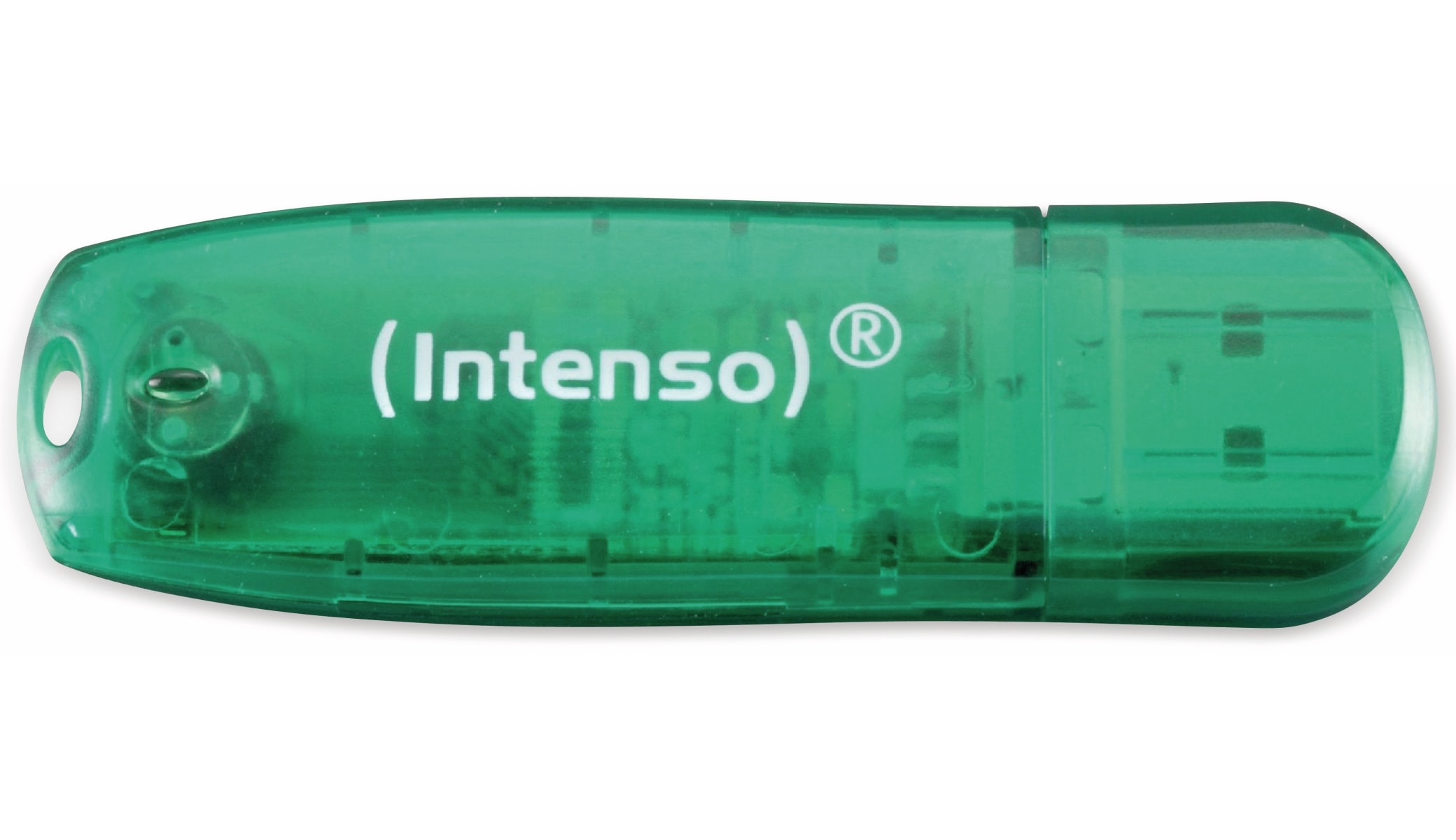 INTENSO USB-Stick Rainbow Line 3502460 USB 2.0 8GB grün/transparent INTENSO USB-Speicherstick Rainbow Line, 8 GB
