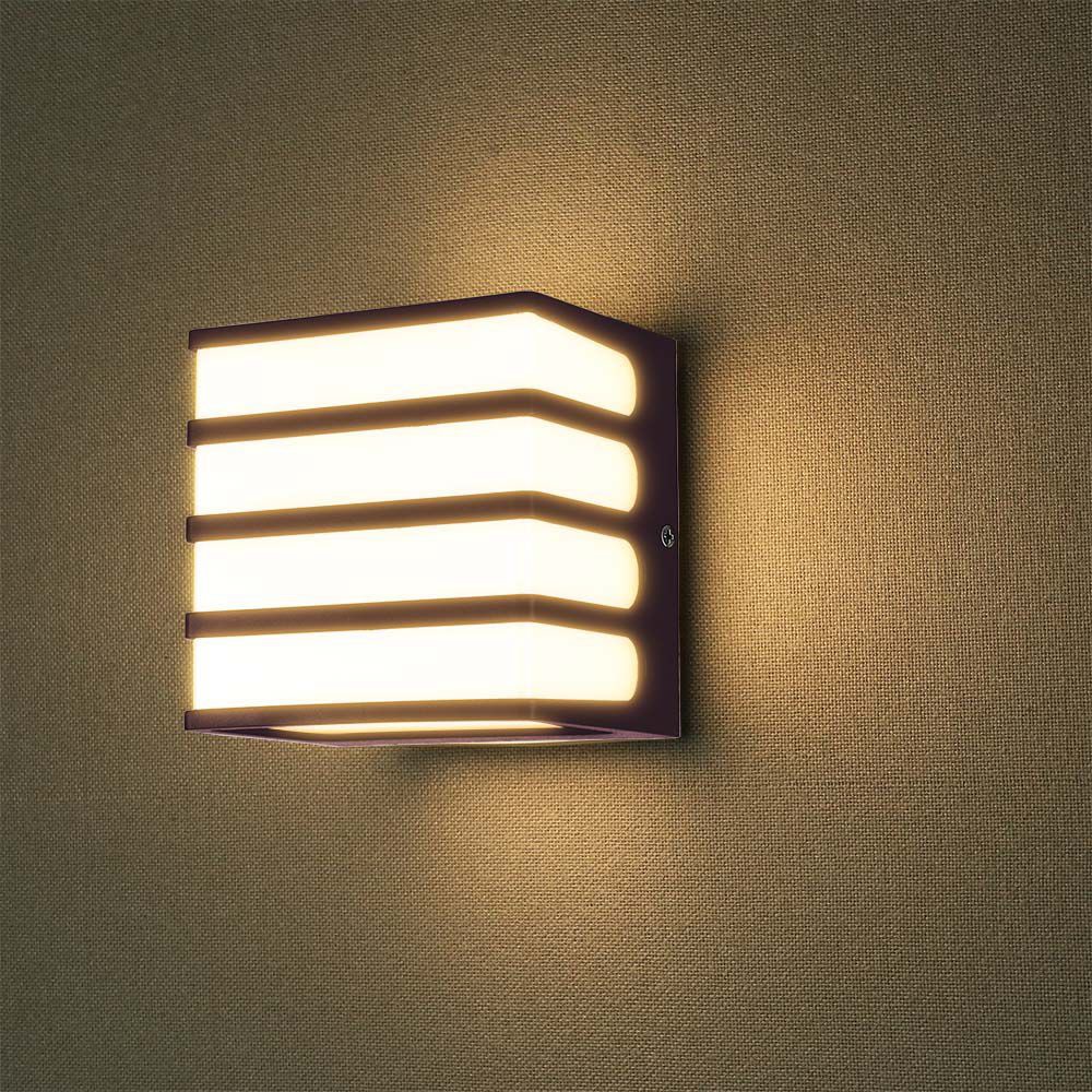 V-TAC LED-Wandleuchte VT-732, EEK: F, 8 W, 800 lm, 4000 K, braun V-TAC LED-Wandleuchte VT-732, EEK: F, 8 W, 800 lm, 4000 K, braun