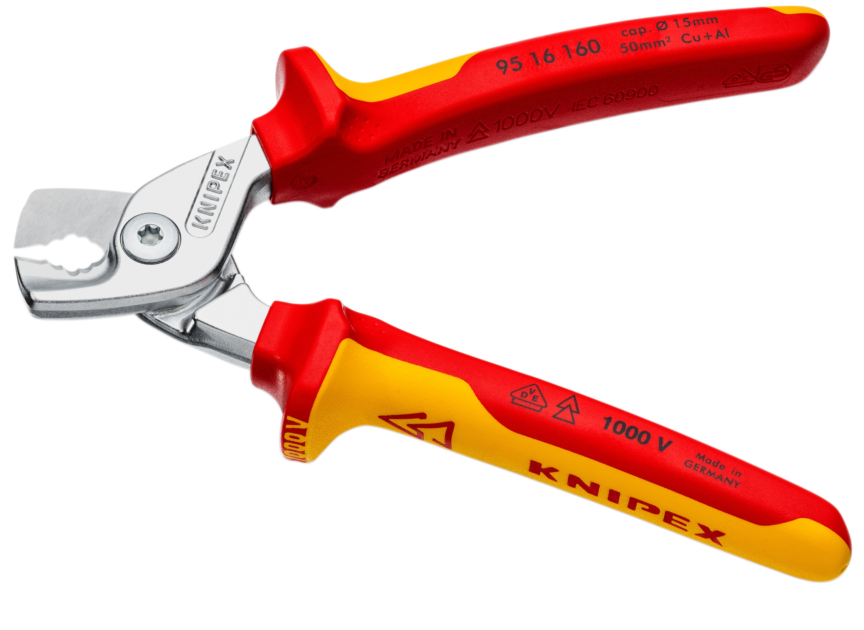 KNIPEX Kabelschere StepCut, 95 16 160, 160 mm KNIPEX Kabelschere StepCut, 95 16 160, 160 mm