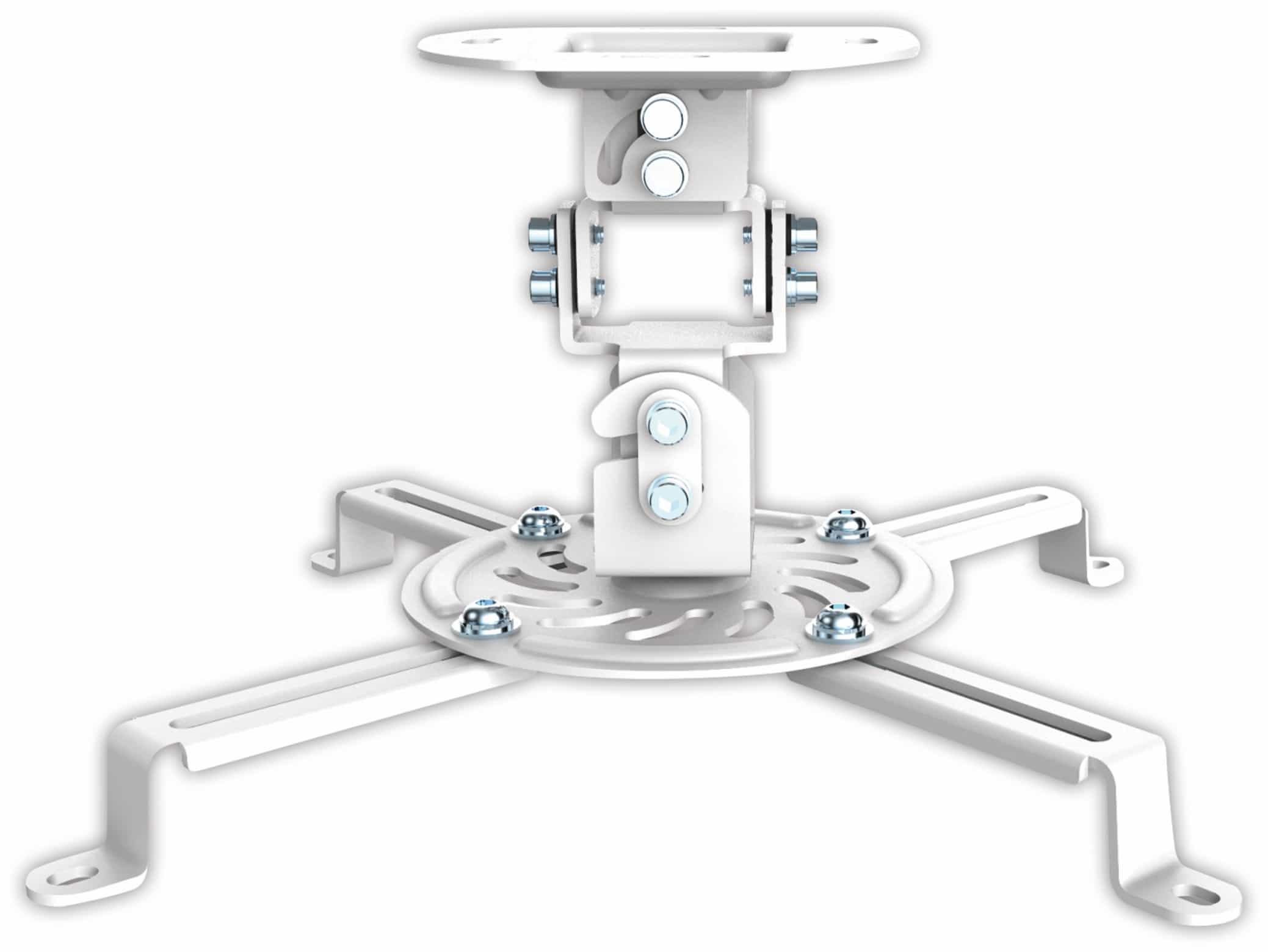 PUREMOUNTS Beamer-Deckenhalterung PM-Spider-10W, 54...320mm, weiß PUREMOUNTS Beamer-Deckenhalterung PM-Spider-10W, 54...320mm, weiß