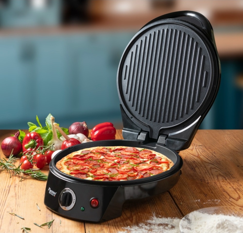 BESTRON Elektrischer Pizzaofen, APZ400Z, Pizza Maker, Ober-/Unterhitze BESTRON Elektrischer Pizzaofen, APZ400Z, Pizza Maker, Ober-/Unterhitze