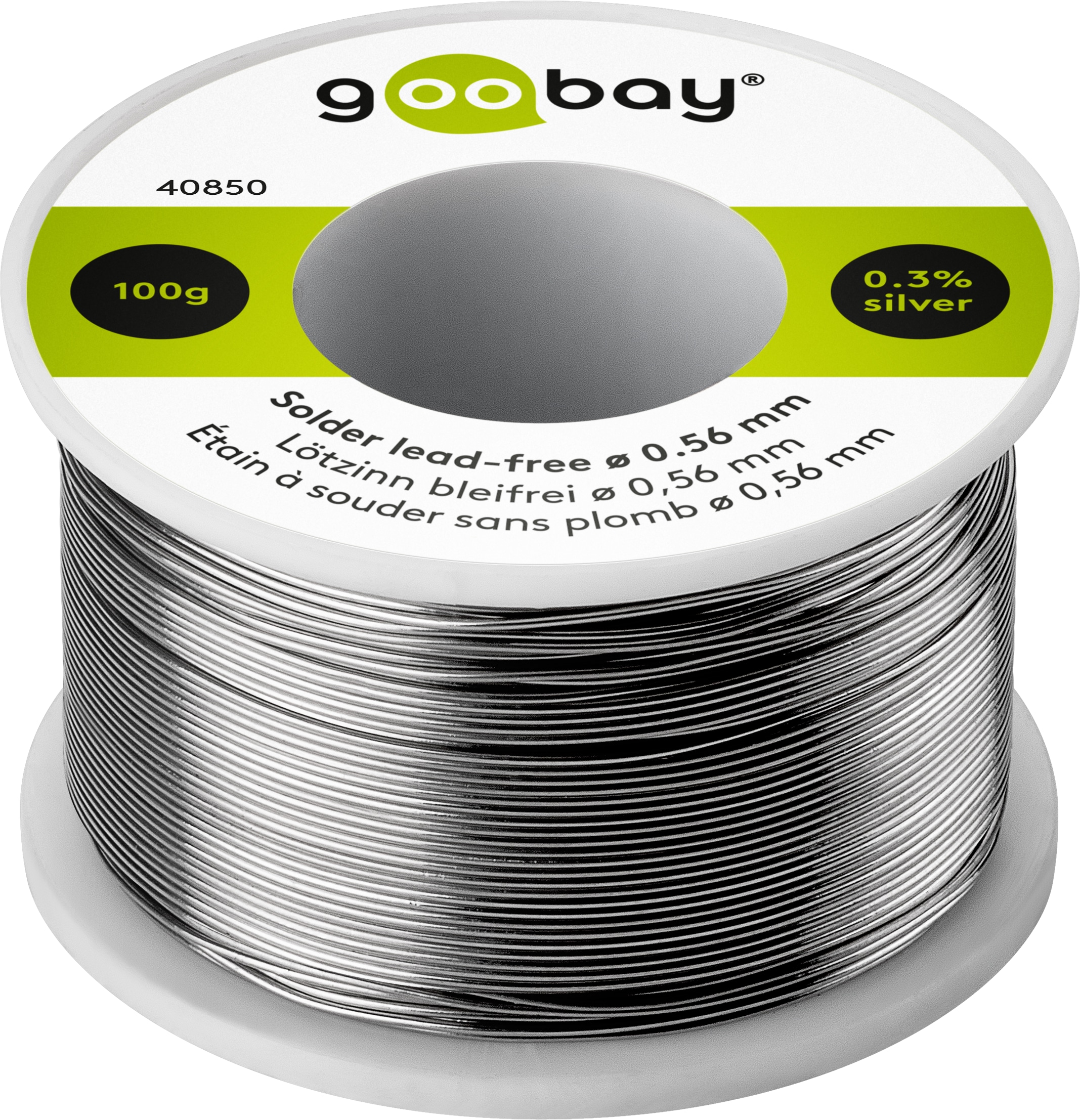 GOOBAY Lötzinn Essential, 100 g, Ø 0,56 mm GOOBAY Lötzinn Essential, 100 g, Ø 0,56 mm