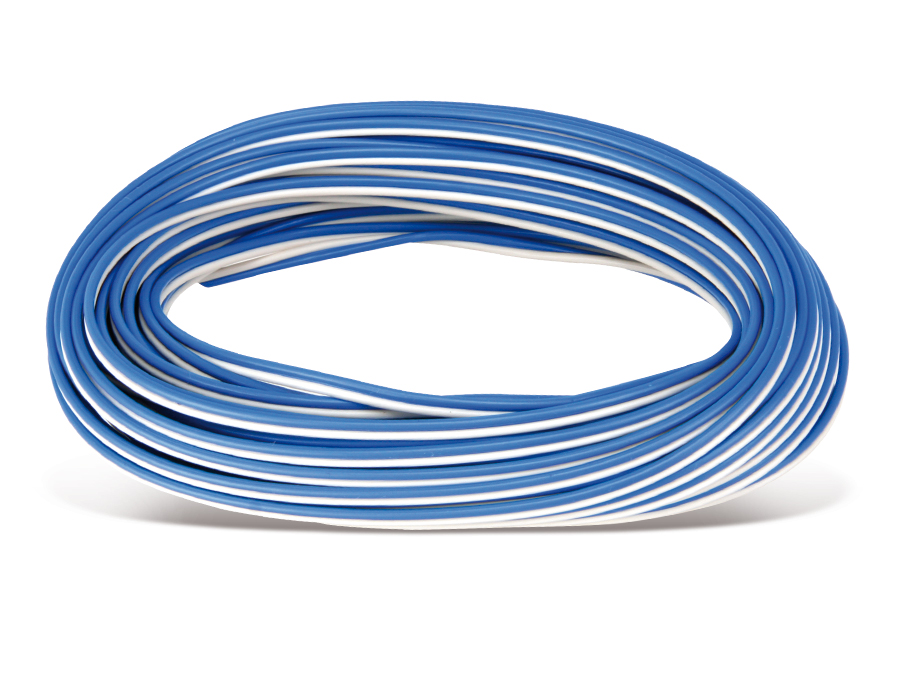 RAUTRONIC Zwillingslitze, 2x 0,14 mm², blau/weiß, 10 m RAUTRONIC Zwillingslitze, 2x 0,14 mm², blau/weiß, 10 m