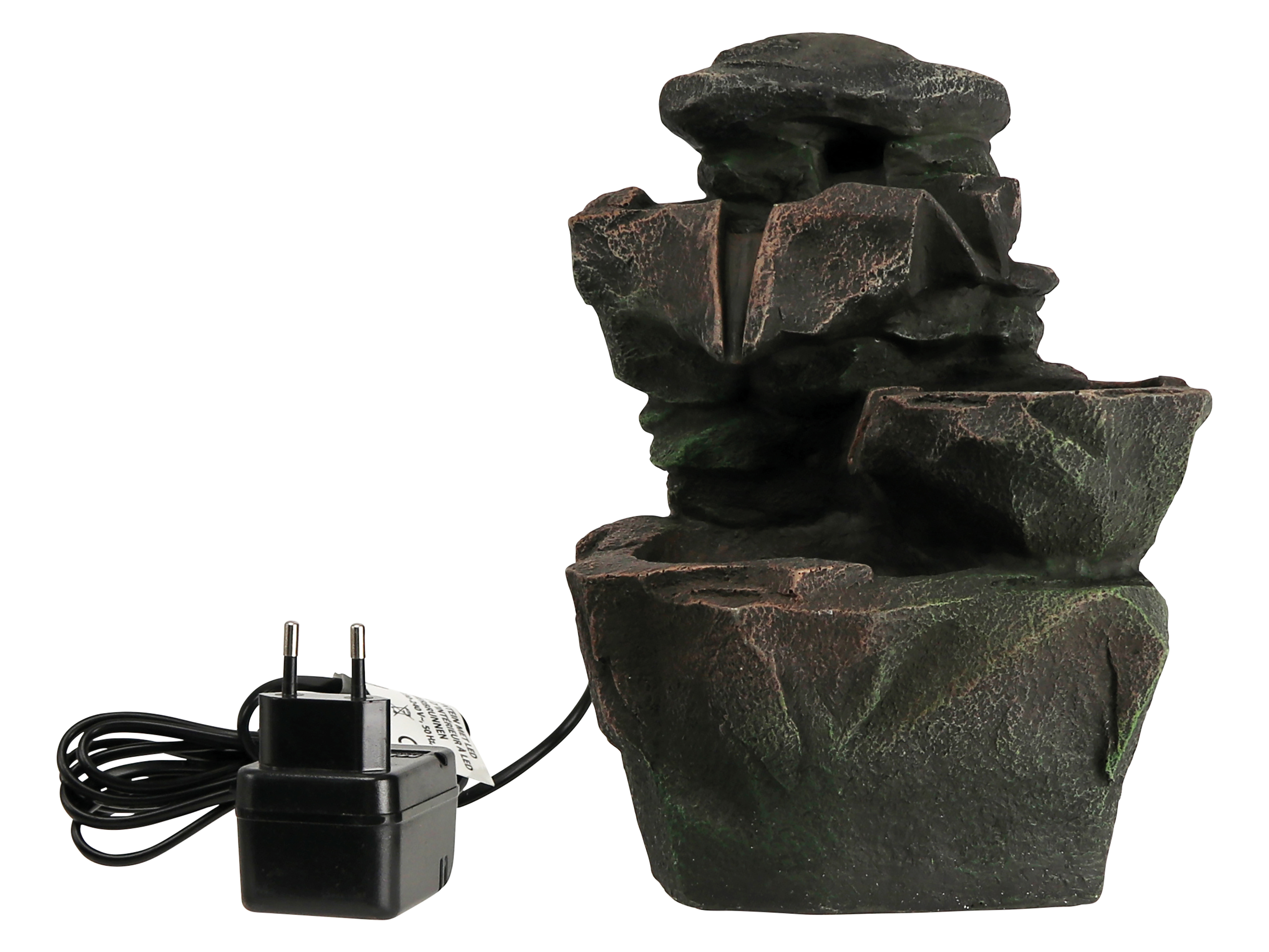 LED-Zimmerbrunnen, GT-RF-07, braun/grau, B-Ware LED-Zimmerbrunnen, GT-RF-07, braun/grau, B-Ware