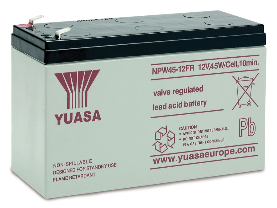YUASA Blei-Akkumulator NP45-12, 12 V-/8,5 Ah YUASA Blei-Akkumulator NP45-12, 12 V-/8,5 Ah