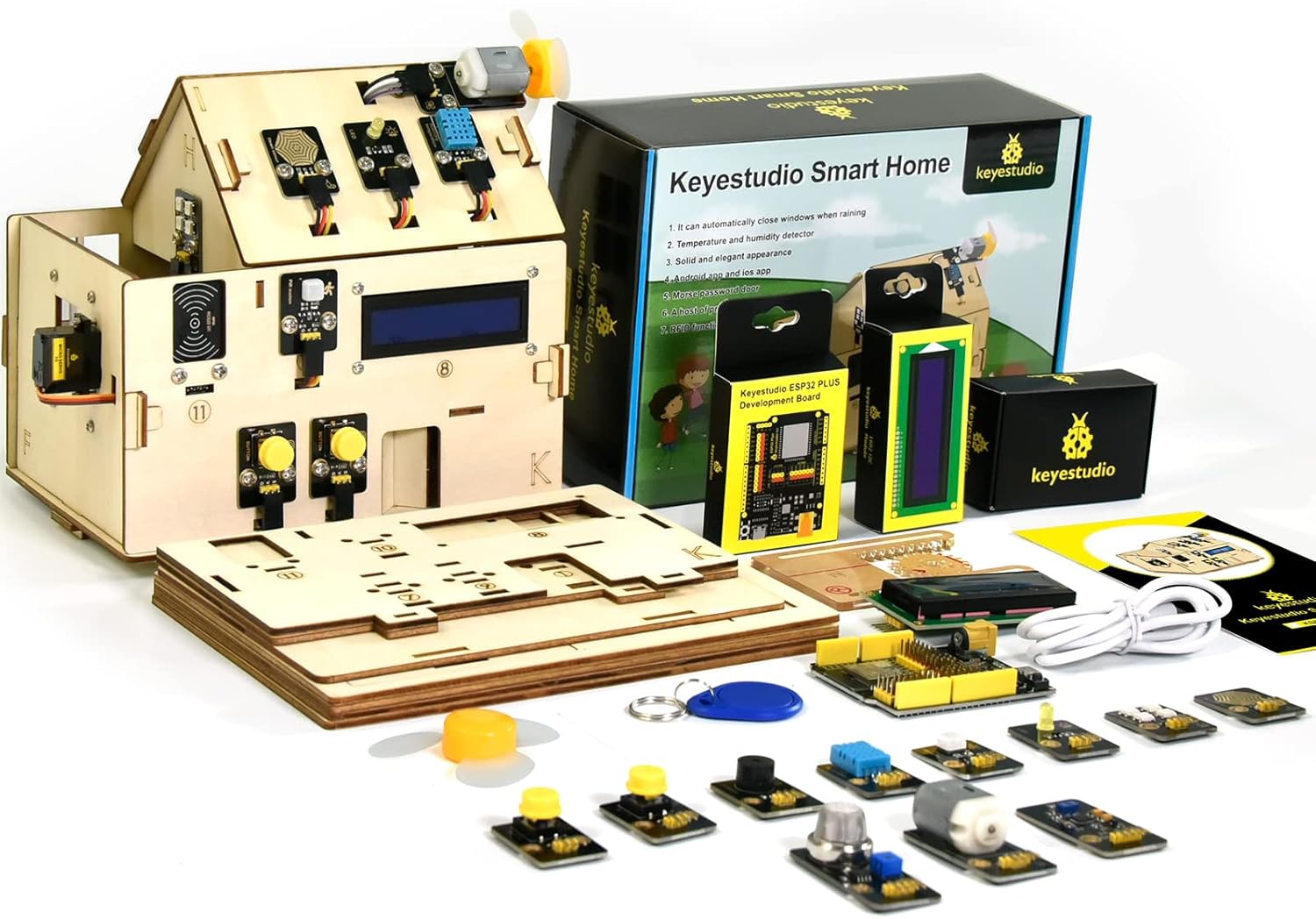 KUBII Bausatz Home Automation Kit mit ESP32 KUBII Bausatz Home Automation Kit mit ESP32
