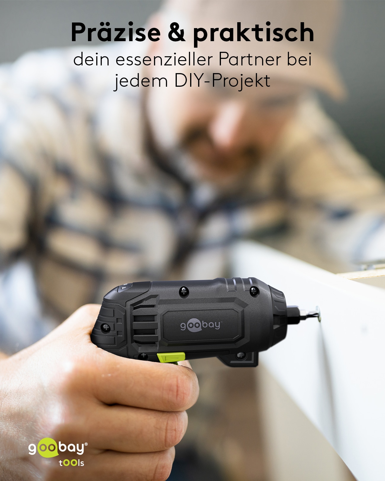GOOBAY TOOLS 4in1 Mini-Akkuschrauber-Set, 77817, 35-teilig GOOBAY TOOLS 4in1 Mini-Akkuschrauber-Set, 77817, 35-teilig