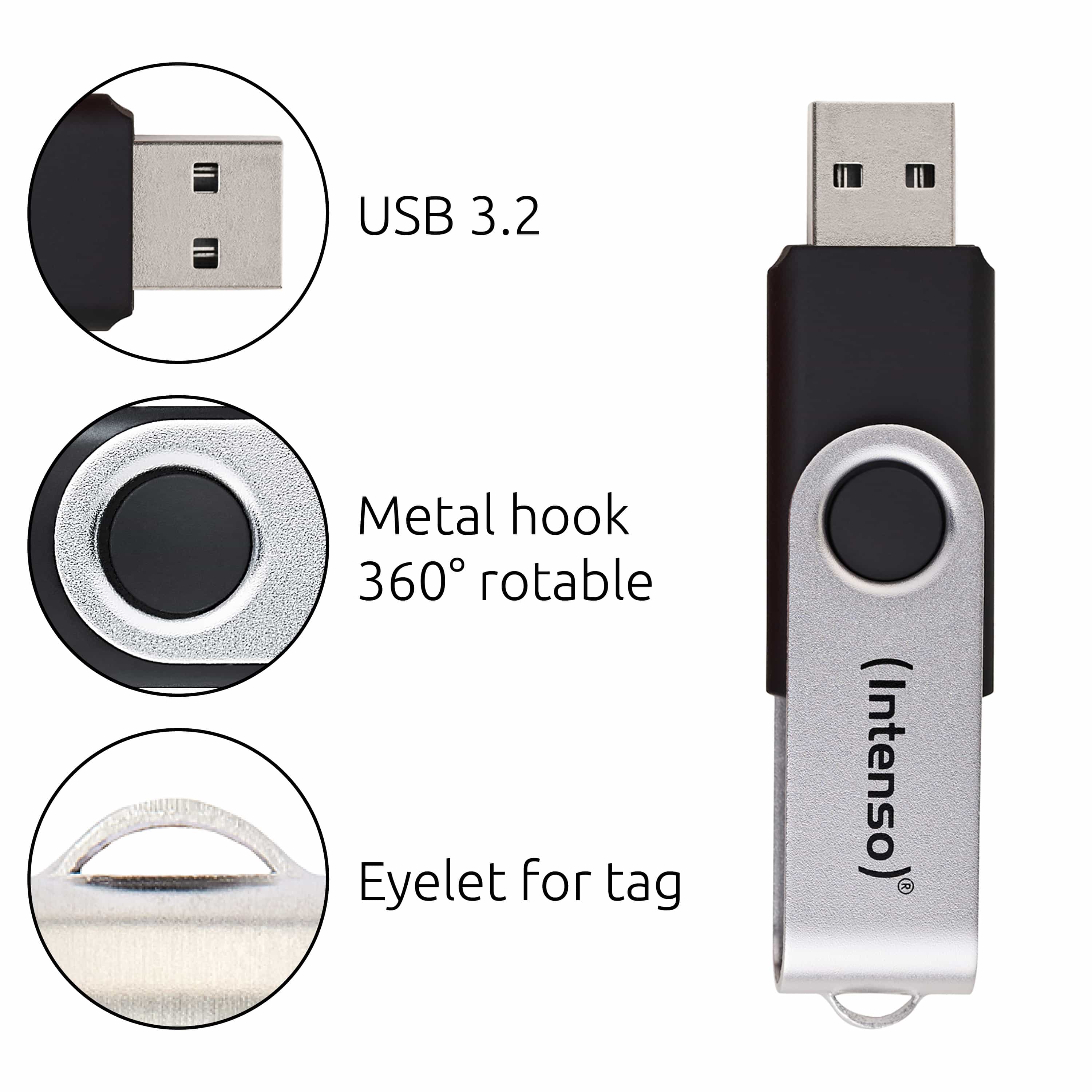 INTENSO USB-Stick Office Line 3543491 USB 3.2 128GB