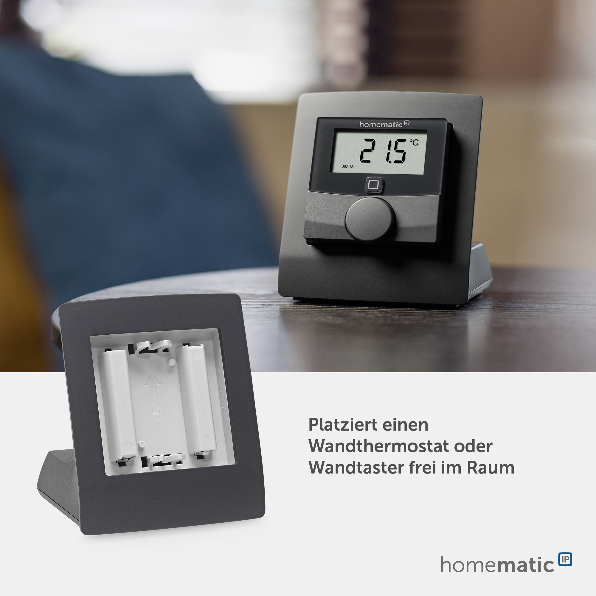 HOMEMATIC IP 161629A0 Tischaufsteller, anthrazit HOMEMATIC IP 161629A0 Tischaufsteller, anthrazit