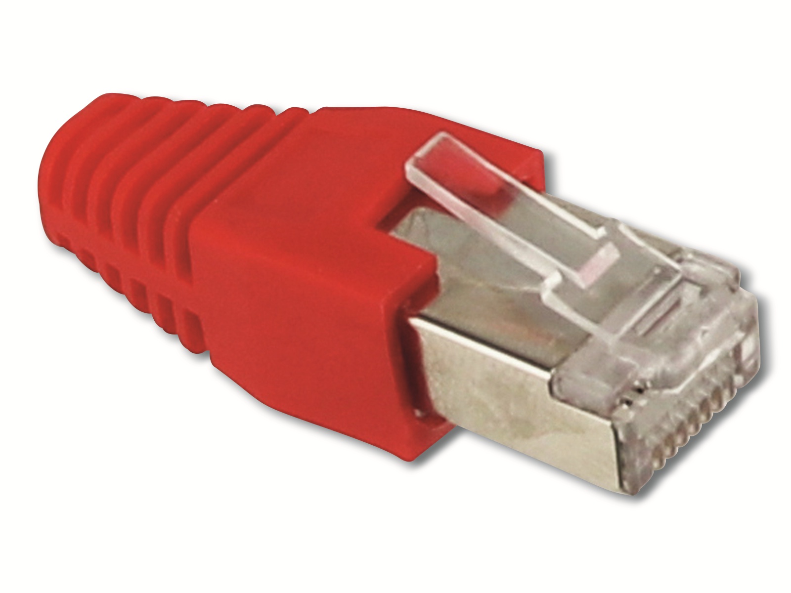 S-IMPULS CAT.6 RJ45-Stecker mit Führungskamm, rot, 10 Stück S-IMPULS CAT.6 RJ45-Stecker mit Führungskamm, rot, 10 Stück