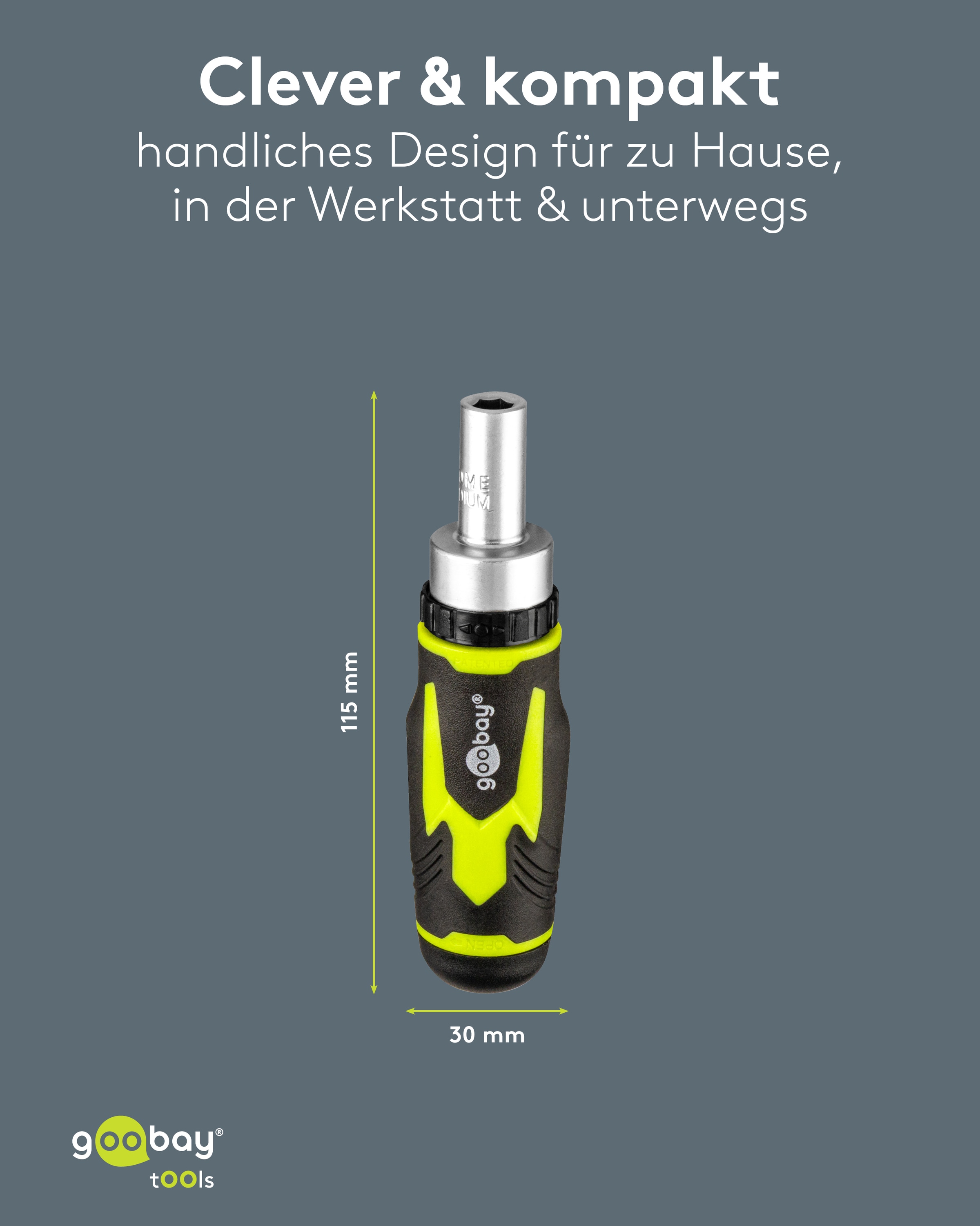 GOOBAY TOOLS Schraubendreher-Set, 77842, mit 43-tlg. Bitsatz GOOBAY TOOLS Schraubendreher-Set, 77842, mit 43-tlg. Bitsatz