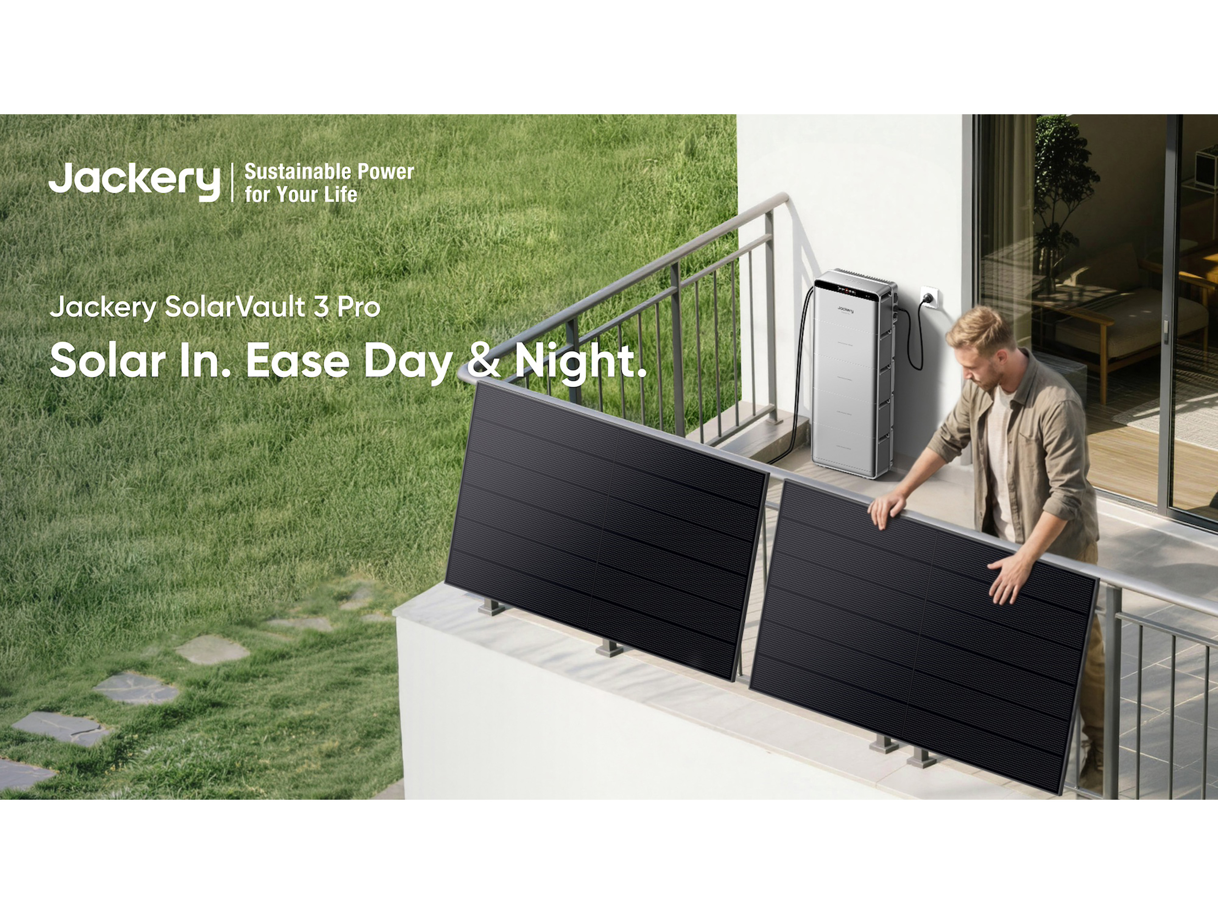 JACKERY Balkonkraftwerk SolarVault 3 Pro, 2520 Wh, Solarspeicher JACKERY Balkonkraftwerk SolarVault 3 Pro, 2520 Wh, Solarspeicher