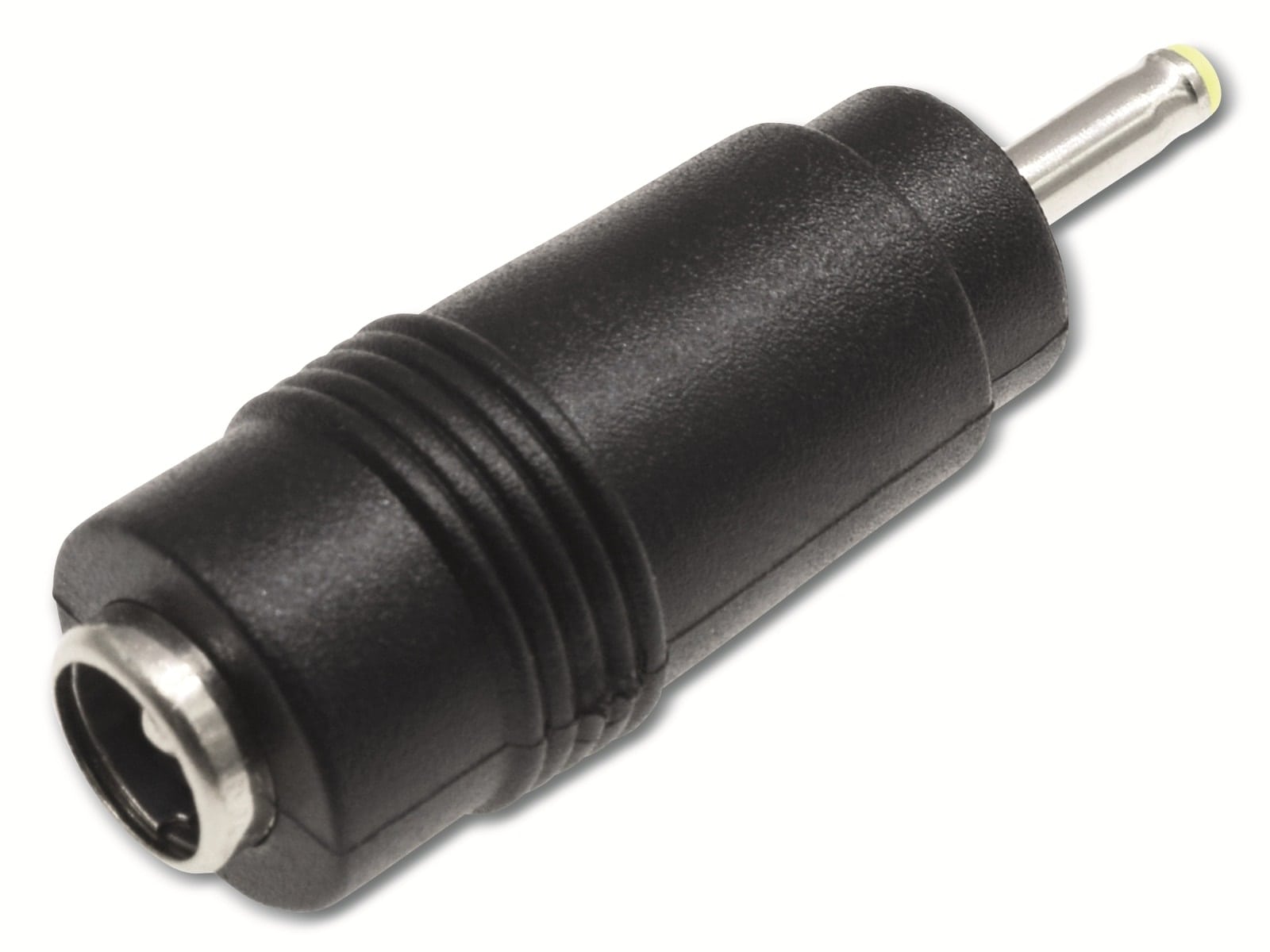 Hohlsteckeradapter, 5,5/2,1 Hohlkupplung auf 2,5/0,7 Hohlstecker Hohlsteckeradapter, 5,5/2,1 Hohlkupplung auf 2,5/0,7 Hohlstecker