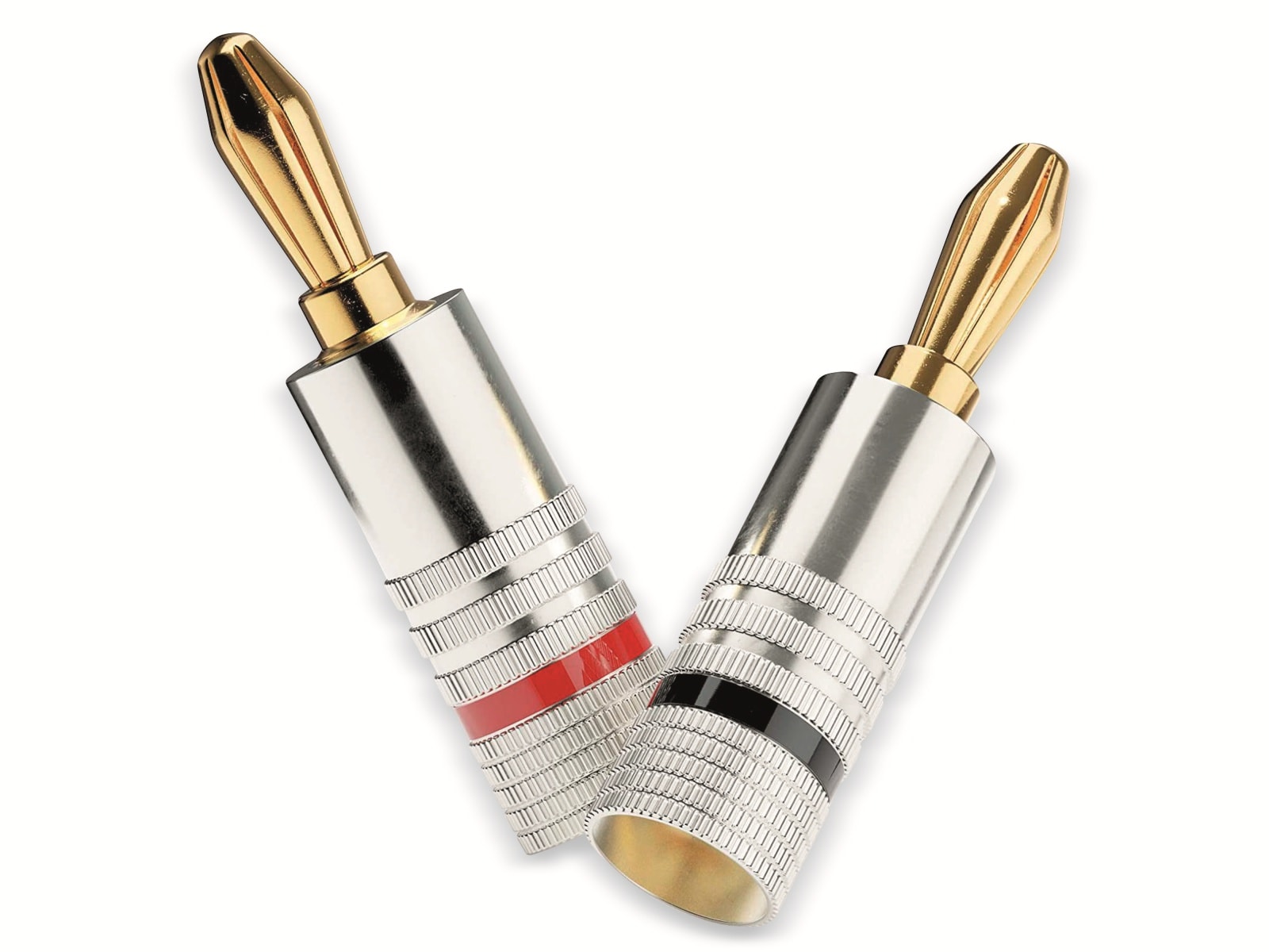 SONERO Bananenstecker-Set 4 Stück, schraubbar SONERO Bananenstecker-Set 4 Stück, schraubbar