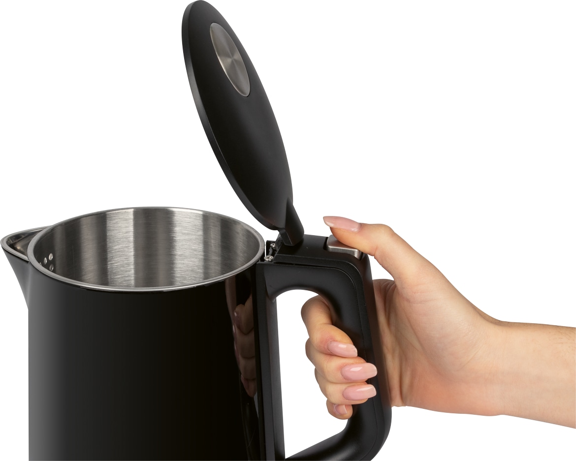 PROFI COOK Wasserkocher PC-WKS 1243, 1,7 L, 2200 W, schwarz PROFI COOK Wasserkocher PC-WKS 1243, 1,7 L, 2200 W, schwarz
