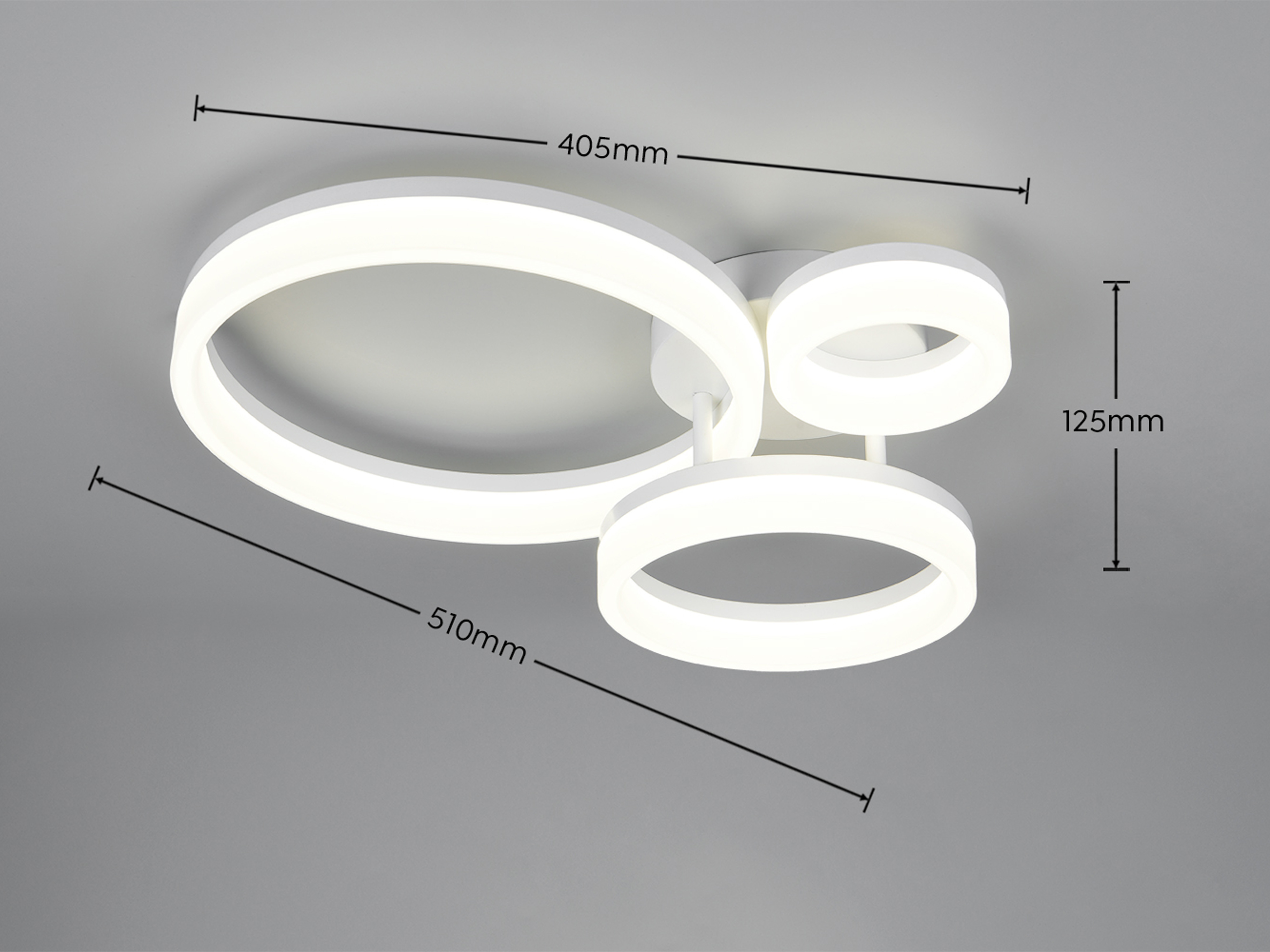 REALITY LED-Deckenleuchte Scope R63601331, 32W, 4000K, 4200lm, neutralweiß, IP20, weiß REALITY LED-Deckenleuchte Scope R63601331, 32W, 4000K, 4200lm, neutralweiß, IP20, weiß