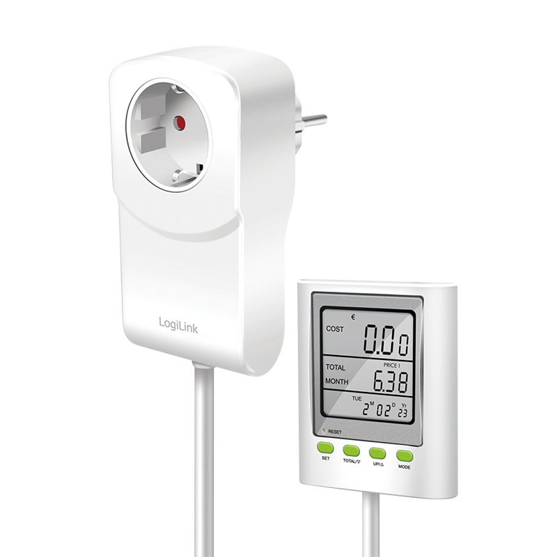 LOGILINK Energiekosten-Messgerät M0006, mit CO2-Berechnung u. Kabel LOGILINK Energiekosten-Messgerät M0006, mit CO2-Berechnung u. Kabel