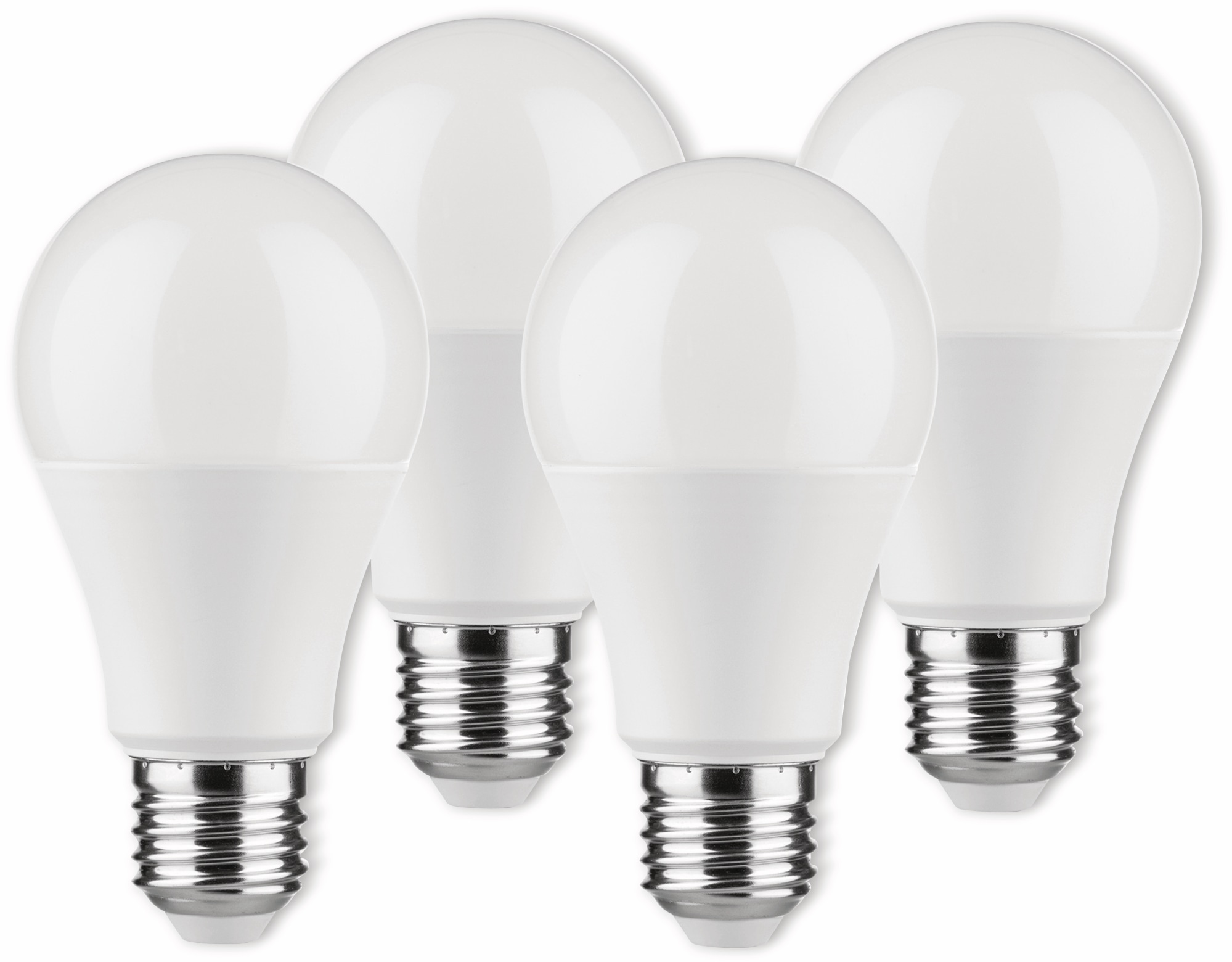 MÜLLER-LICHT LED-Lampe Birnenform, 400255, E27, EEK: F, 8.5W, 806 lm, 2700 K, matt, 4 Stück MÜLLER-LICHT LED-Lampe Birnenform, 400255, E27, EEK: F, 8.5W, 806 lm, 2700 K, matt, 4 Stück