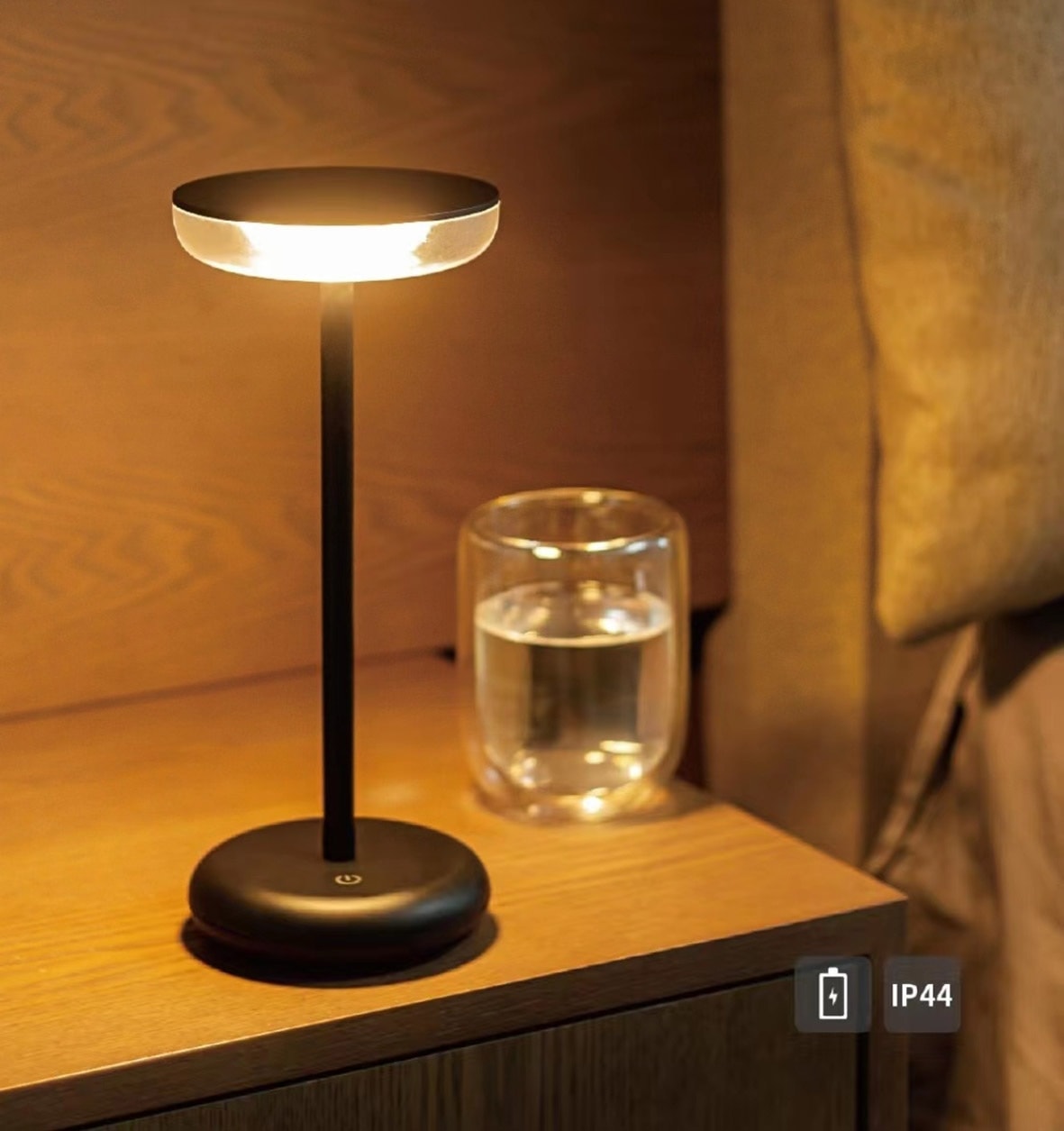 CHILITEC LED Akku Tischleuchte Foco Luz, 2900K, dimmbar, schwarz CHILITEC LED Akku Tischleuchte Foco Luz, 2900K, dimmbar, schwarz