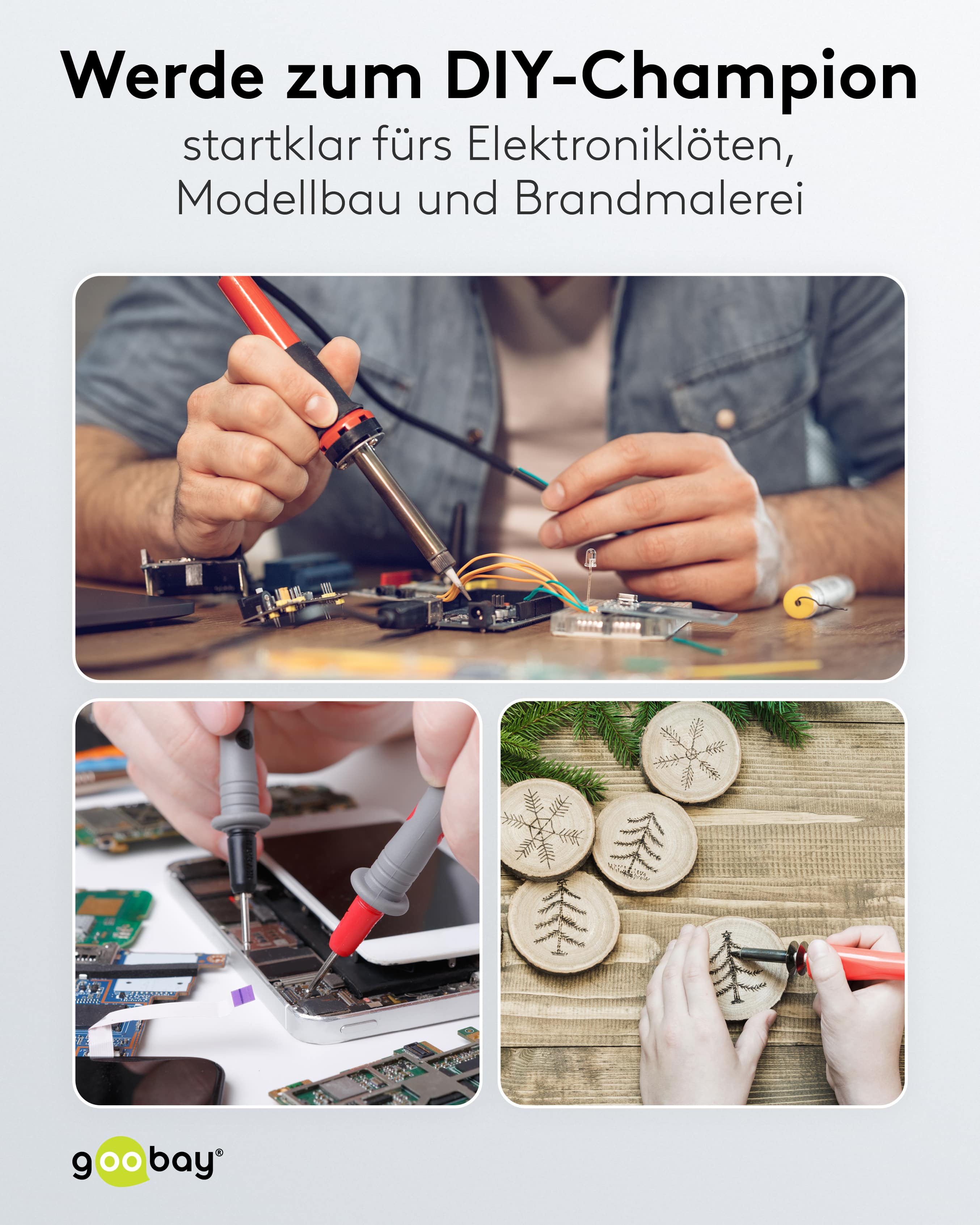 GOOBAY Lötset Starter, 77995, 12-teilig