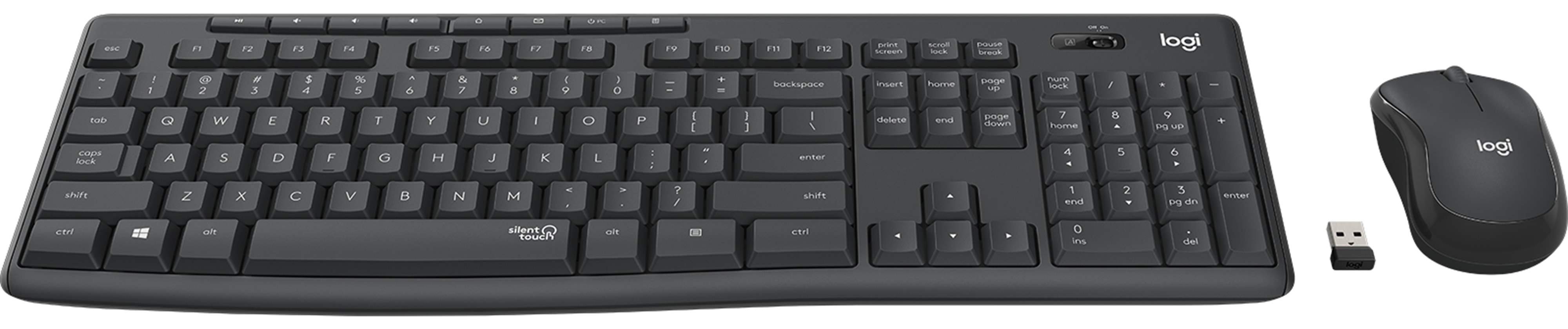 LOGITECH Tastatur- und Mausset MK295 Silent Combo LOGITECH Tastatur- und Mausset MK295 Silent Combo