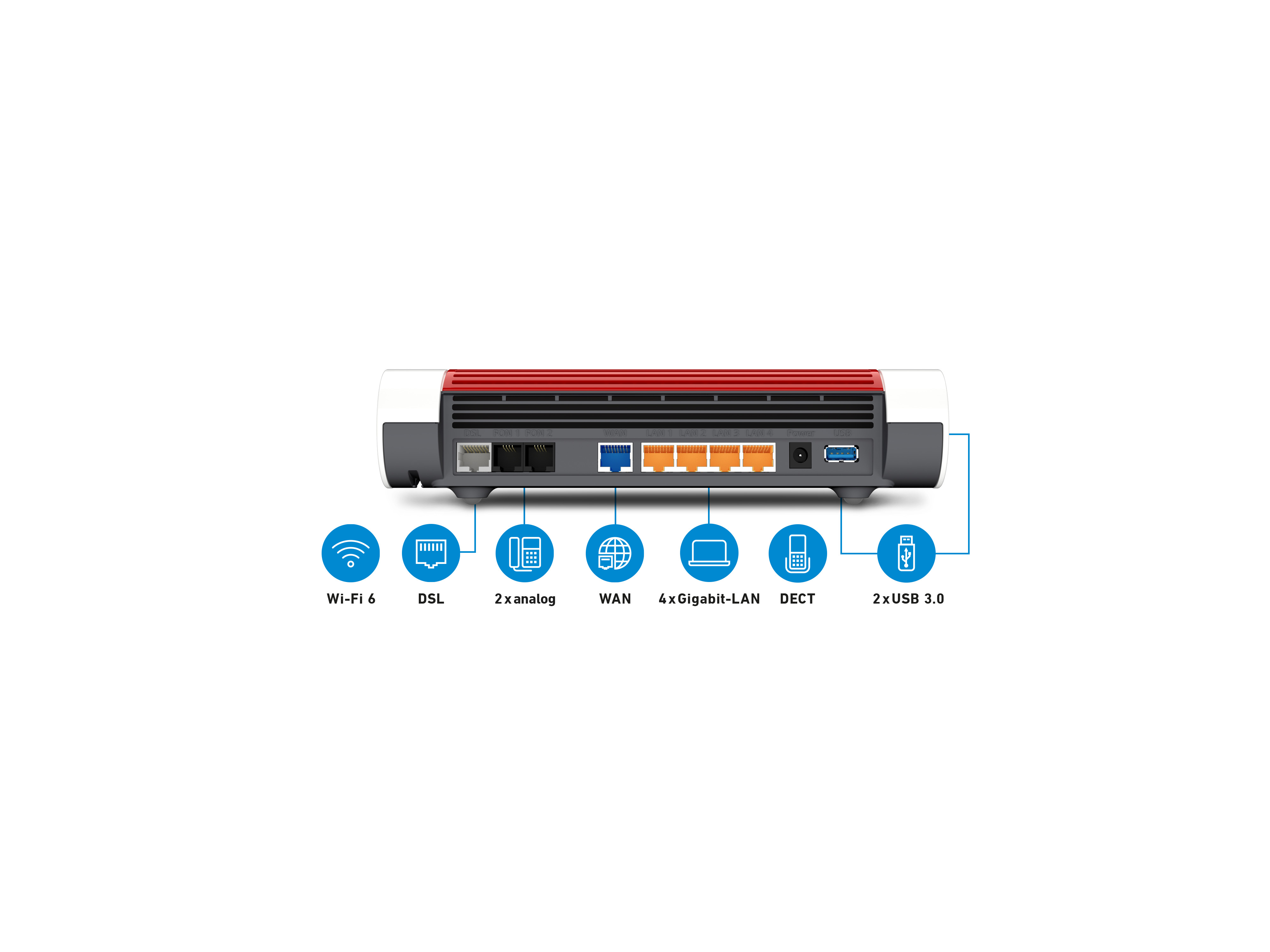 AVM WLAN Router FRITZ!Box 7590AX AVM WLAN Router FRITZ!Box 7590AX