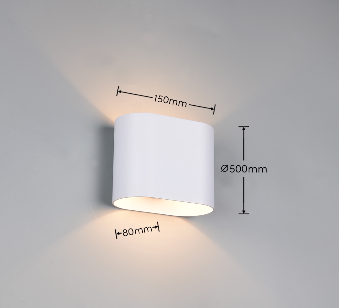 TRIO LED-Wandleuchte ALANI, 266100131, G9, ohne Leuchtmittel, weiß TRIO LED-Wandleuchte ALANI, 266100131, G9, ohne Leuchtmittel, weiß
