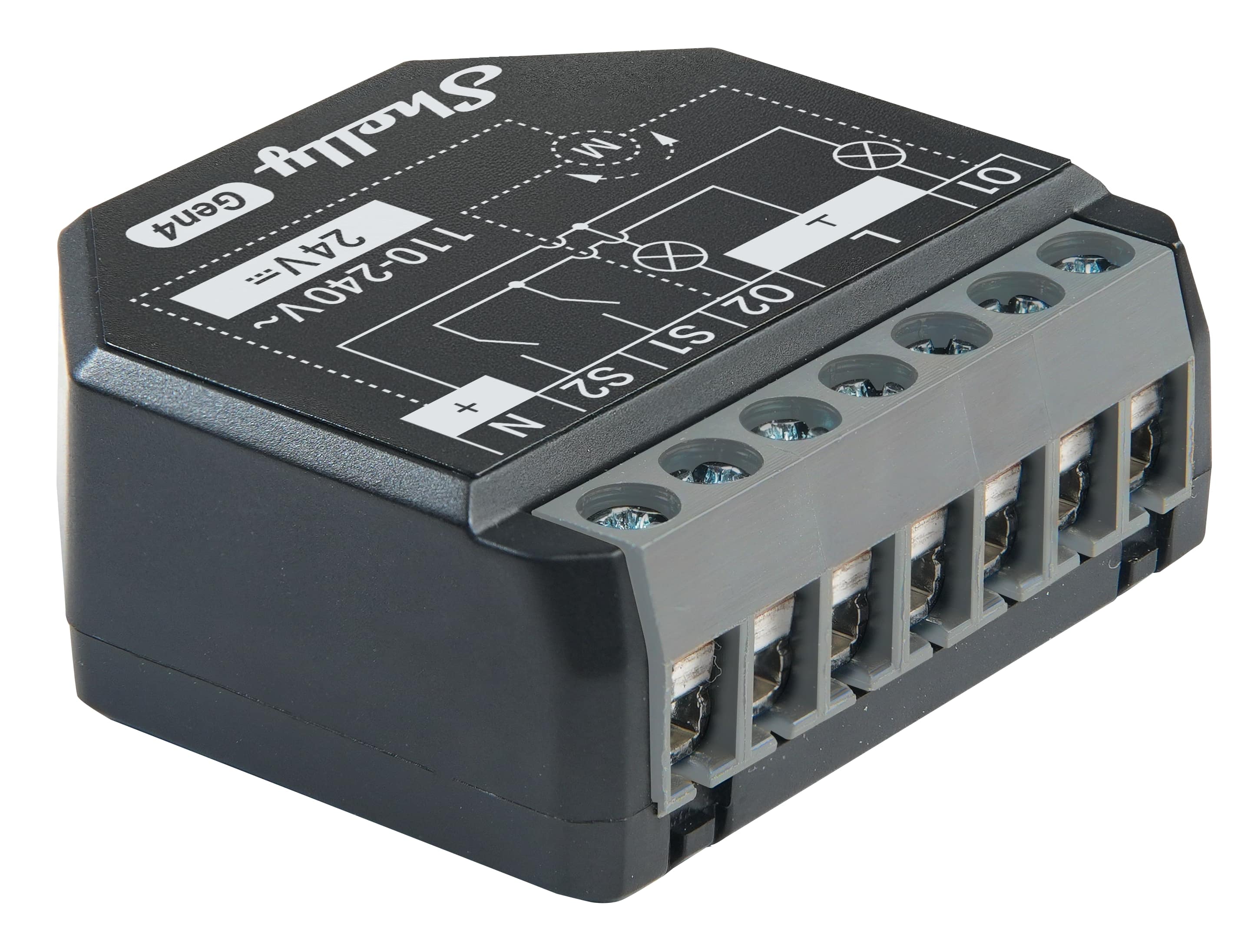 SHELLY WLAN-Schaltaktor 2PM Gen4, 2 Kanal, WLAN, Matter, Bluetooth SHELLY WLAN-Schaltaktor 2PM Gen4, 2 Kanal, WLAN, Matter, Bluetooth
