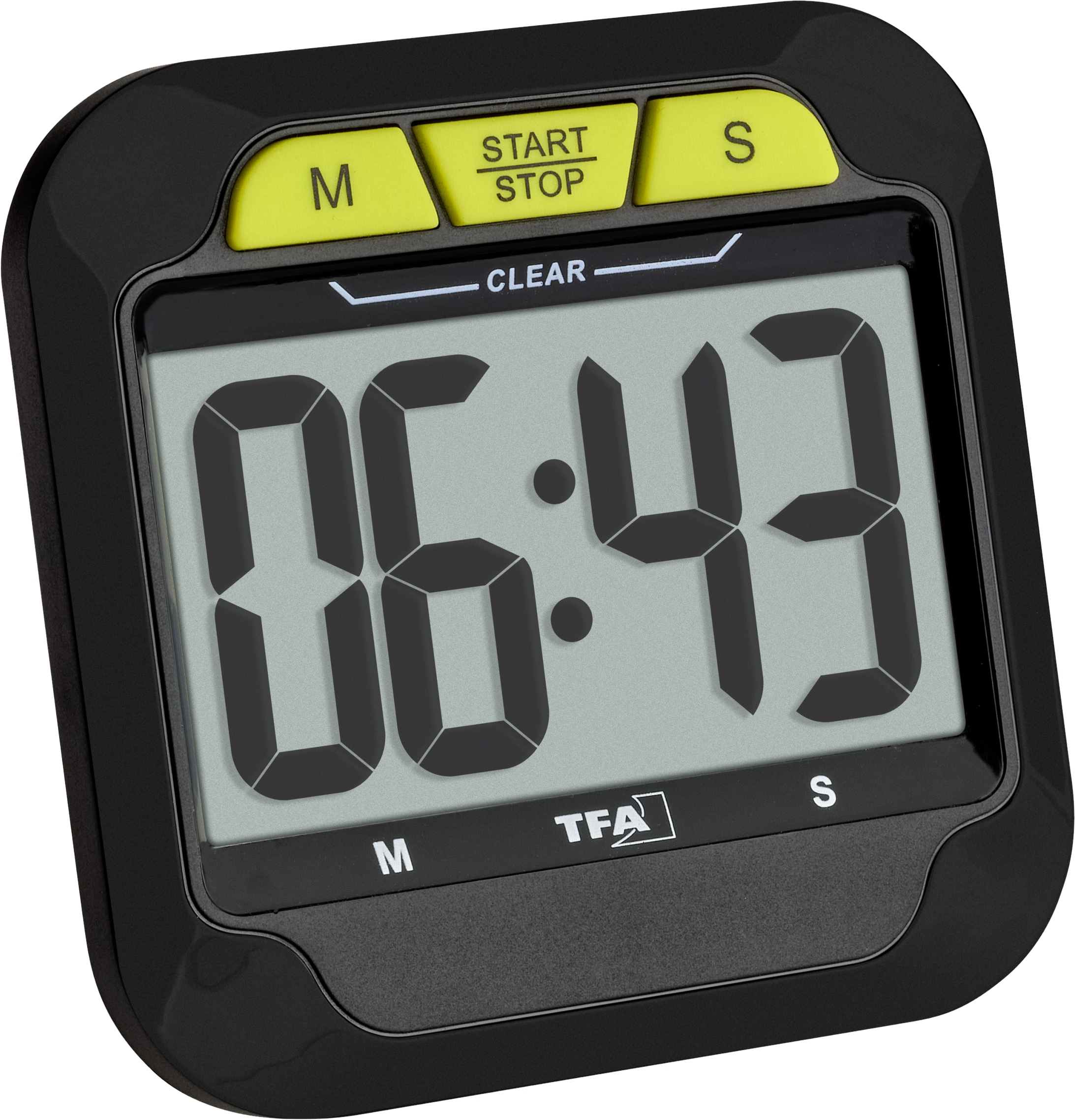 TFA Digitaler Timer und Stoppuhr, 38.2054.01, schwarz TFA Digitaler Timer und Stoppuhr, 38.2054.01, schwarz