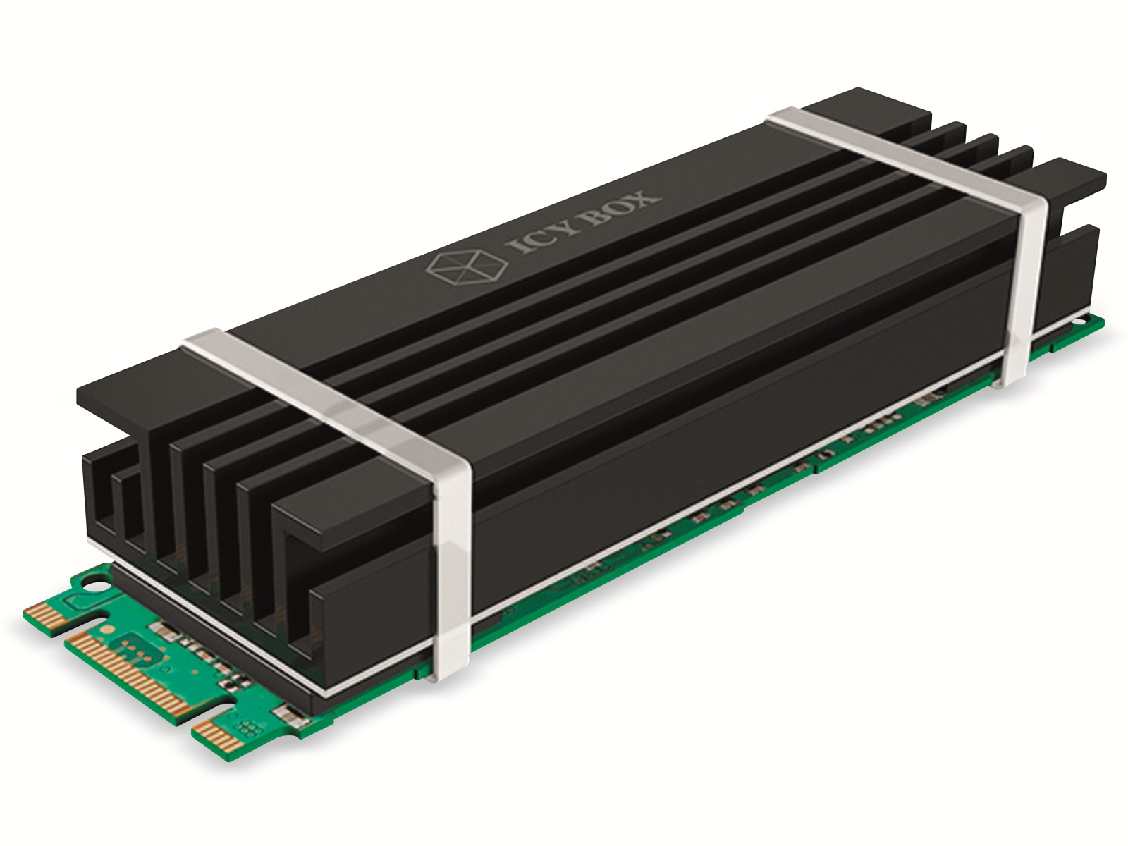 ICY BOX Kühlkörperset IB-M2HS-70, für M.2 SSD, Aluminium, 10 mm ICY BOX Kühlkörperset IB-M2HS-70, für M.2 SSD, Aluminium, 10 mm