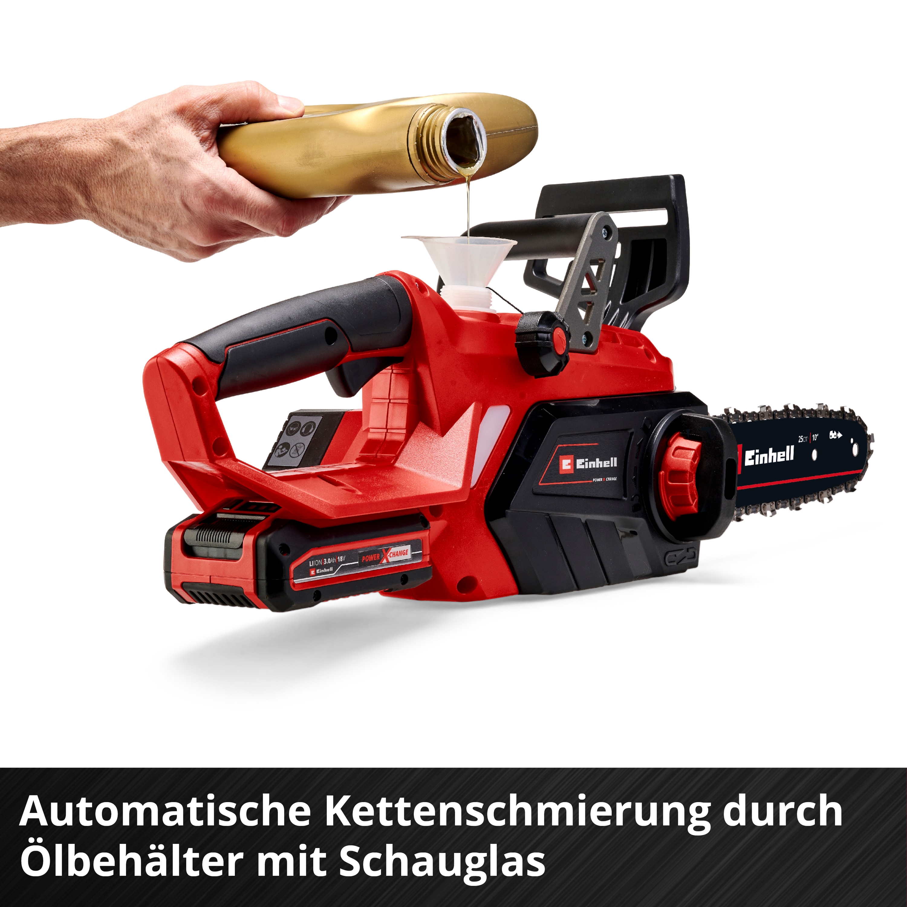 EINHELL Akku-Kettensäge GE-LC 18/25 Li Solo EINHELL Akku-Kettensäge GE-LC 18/25 Li Solo