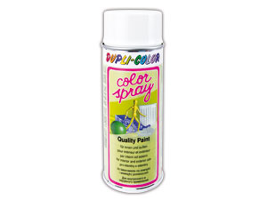DUPLI-COLOR Kunstharzlackspray, reinweiß glänzend, 400 ml DUPLI-COLOR Kunstharzlackspray, reinweiß glänzend, 400 ml