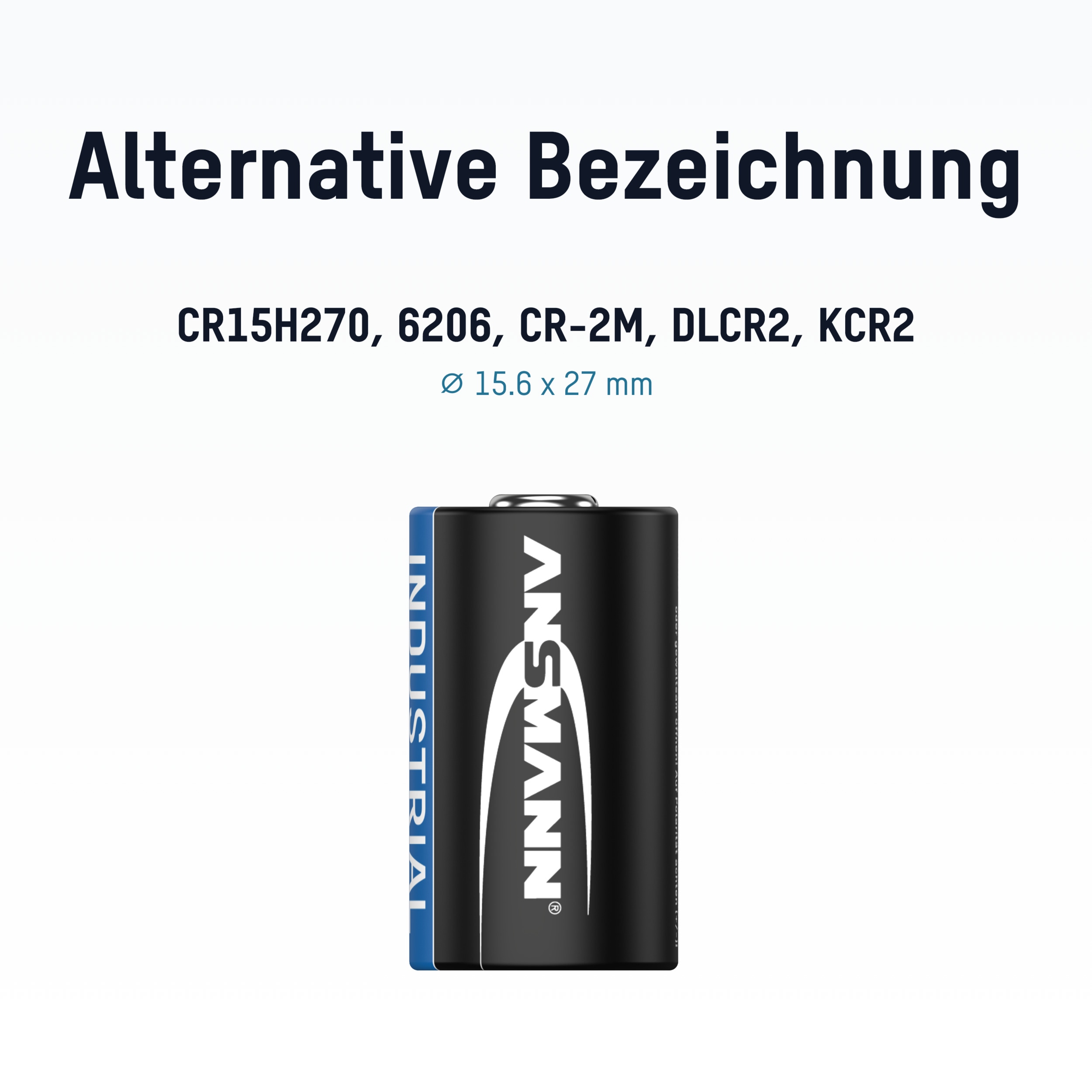 ANSMANN Lithium-Batterie CR 2, 10 Stück ANSMANN Lithium-Batterie CR 2, 10 Stück