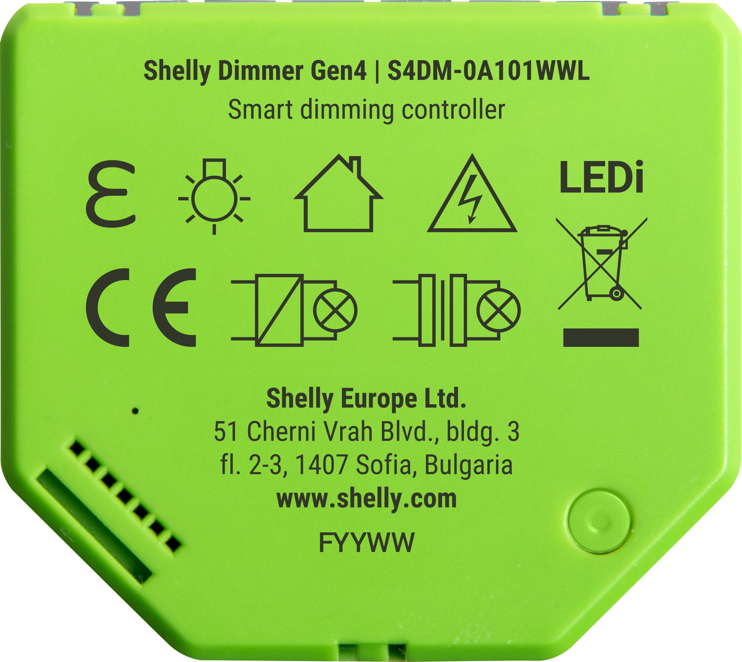 SHELLY Unterputz-Dimmer, Dimmer Gen4 SHELLY Unterputz-Dimmer, Dimmer Gen4
