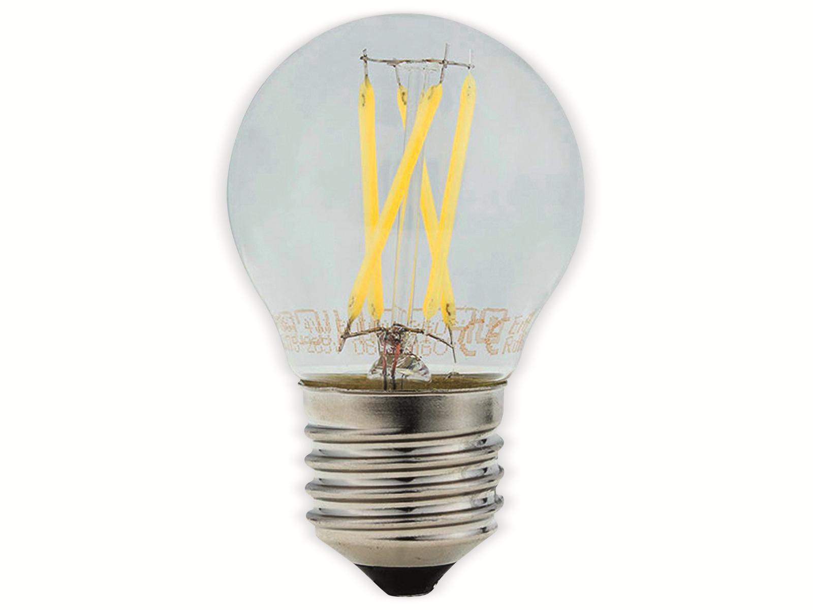 OPTONICA LED-Lampe 1867 Fil, E27, G45,EEK F, 4W, 400lm, 6000K OPTONICA LED-Lampe 1867 Fil, E27, G45,EEK F, 4W, 400lm, 6000K