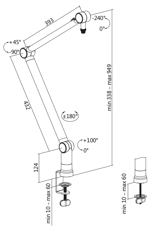 LOGILINK Professioneller Mikrofonarm AA0127 LOGILINK Professioneller Mikrofonarm AA0127