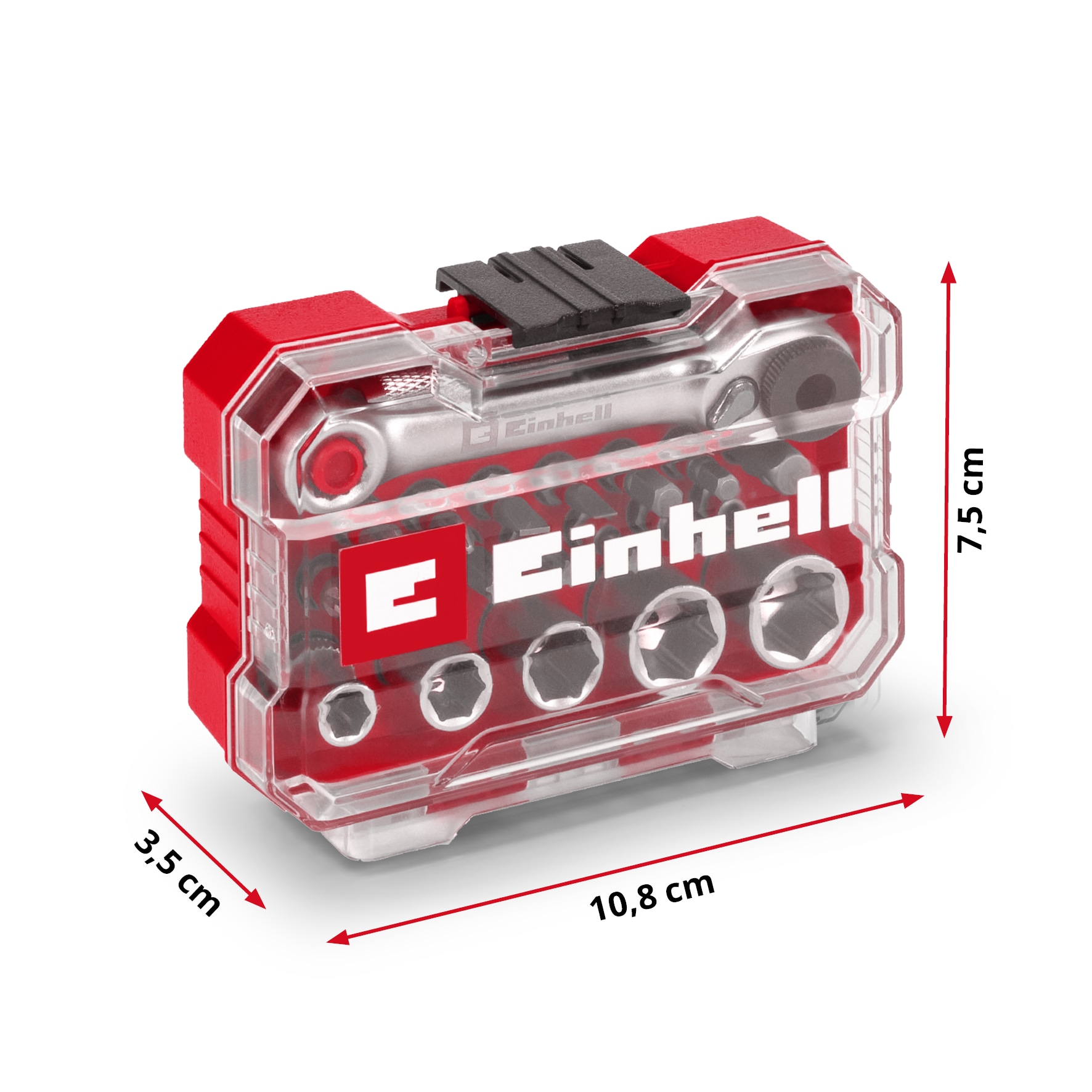 EINHELL Bit- & Steckschlüssel-Set, 118683, XS-Case, 21-teilig EINHELL Bit- & Steckschlüssel-Set, 118683, XS-Case, 21-teilig