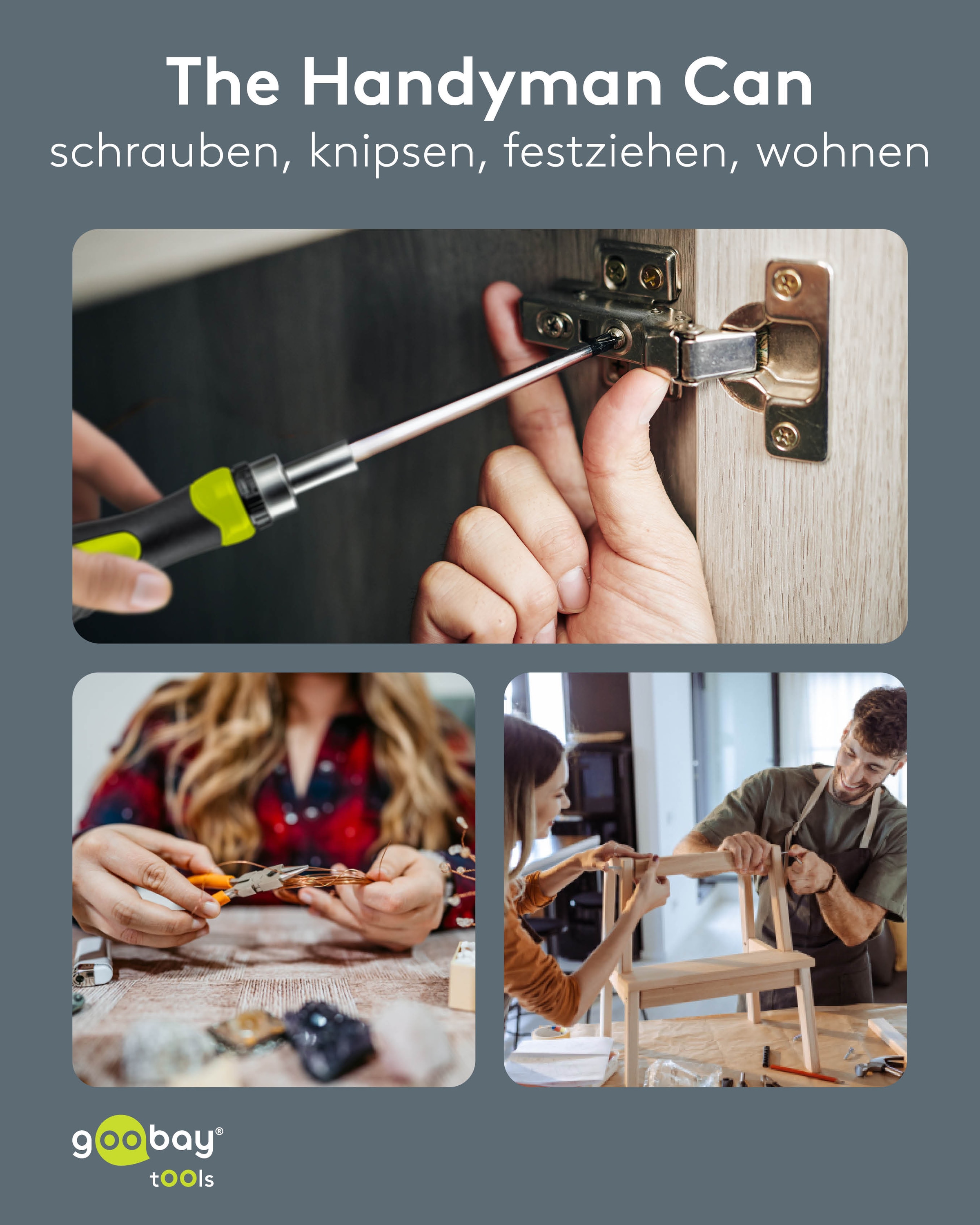 GOOBAY TOOLS Werkzeug-Set Advanced, 77846, 49-teilig GOOBAY TOOLS Werkzeug-Set Advanced, 77846, 49-teilig
