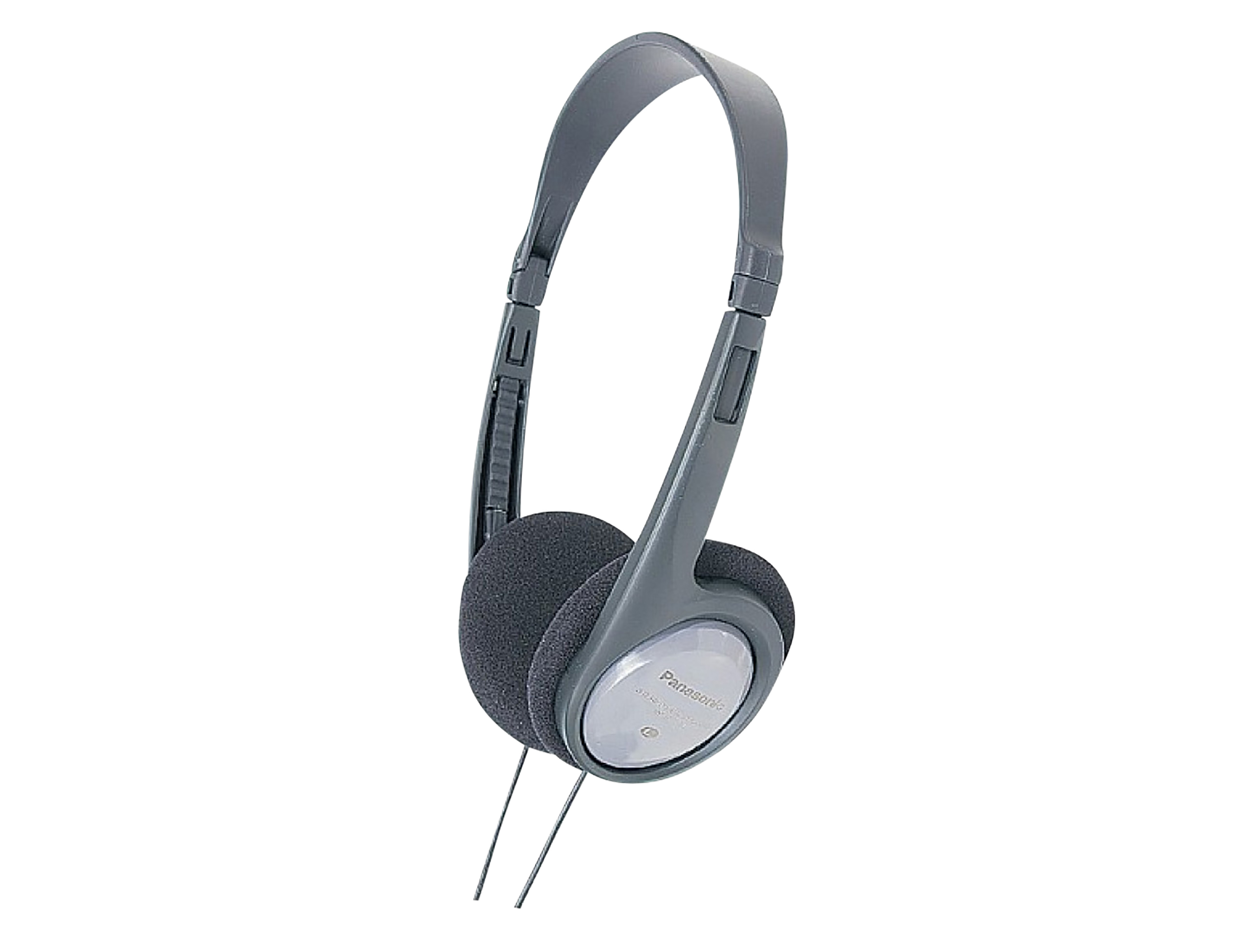 PANASONIC On-Ear Kopfhörer RP-HT090, 5 m Kabel, Grau/Schwarz