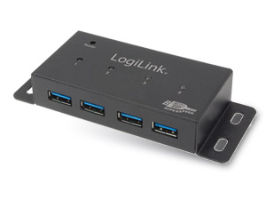 LOGILINK USB 3.0-Hub UA0149, 4-Port, Metall LOGILINK USB 3.0-Hub UA0149, 4-Port, Metall