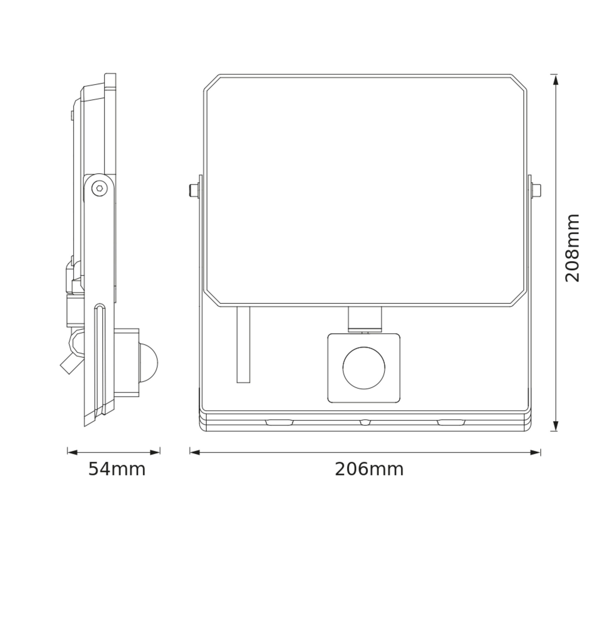 OSRAM LED-Fluter, 50W, 4500lm, 6500K, 105°, IP65, kaltweiß