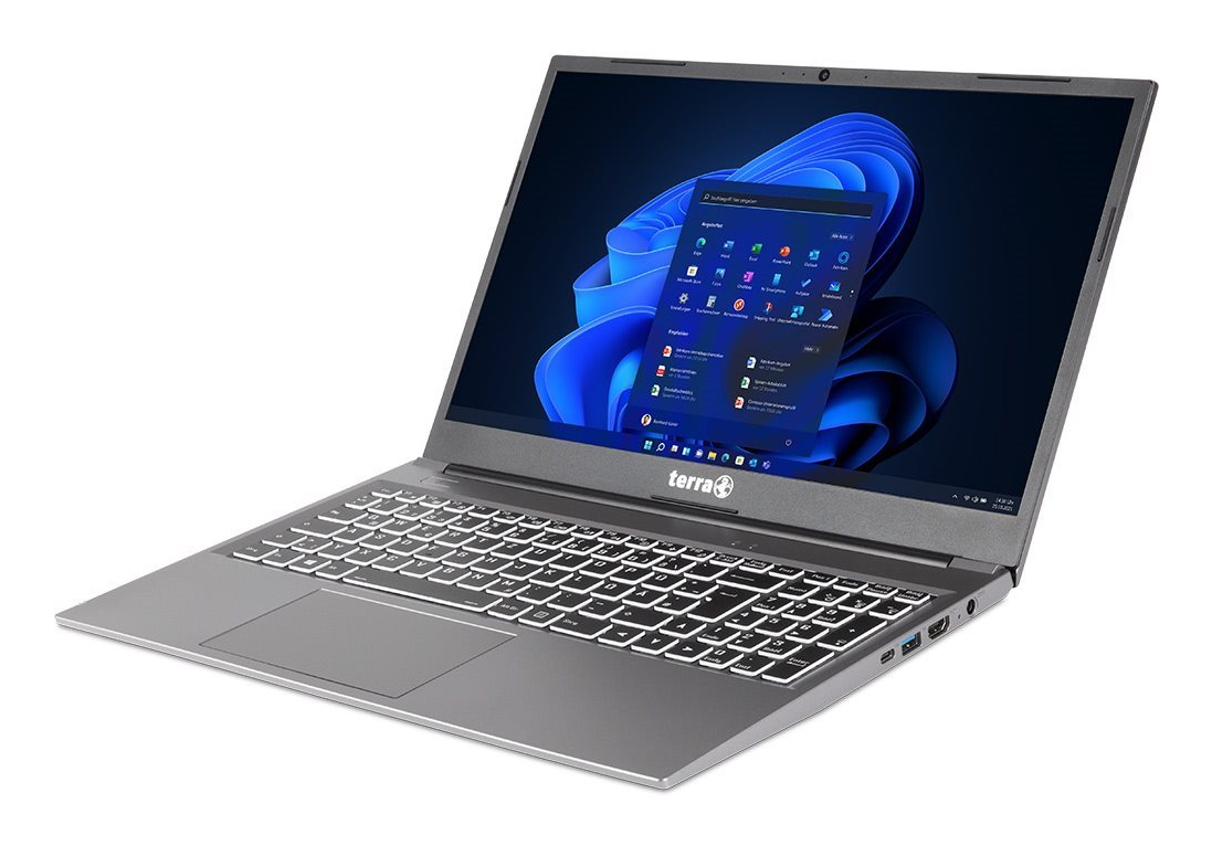 TERRA Notebook Mobile 1500P R5-7430U W11, 39,6cm (15,6"), FullHD, AMD Ryzen™ 5 7430U, 16GB DDR4, 500GB SSD, Windows 11 Home TERRA Notebook Mobile 1500P R5-7430U W11, 39,6cm (15,6"), FullHD, AMD Ryzen™ 5 7430U, 16GB DDR4, 500GB SSD, Windows 11 Home