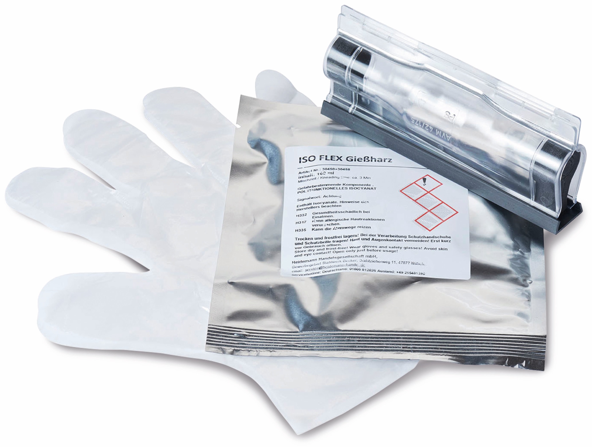 HEIDEMANN ISO Flex Giessharz-Set 30450, bis zu 5x6 mm², 160 ml HEIDEMANN ISO Flex Giessharz-Set 30450, bis zu 5x6 mm², 160 ml