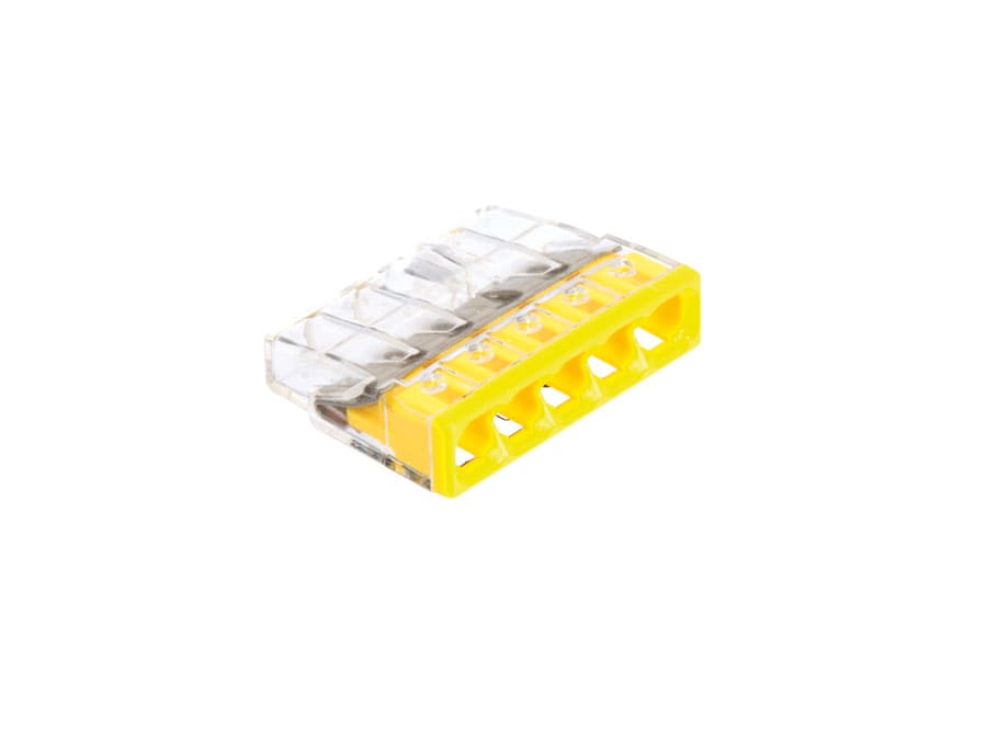 WAGO Steckklemmen 2273-205, 5-polig, 0,5...2,5 mm², 100 Stück WAGO Steckklemmen 2273-205, 5-polig, 0,5...2,5 mm², 100 Stück